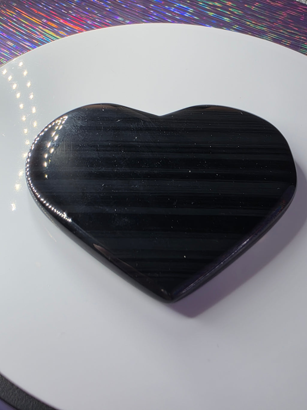 Obsidian Lace Heart H