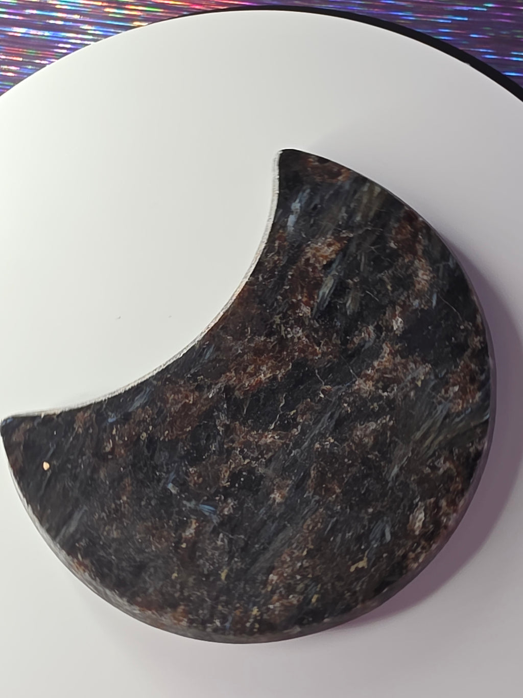 Arfvedsonite with Garnet Moon C