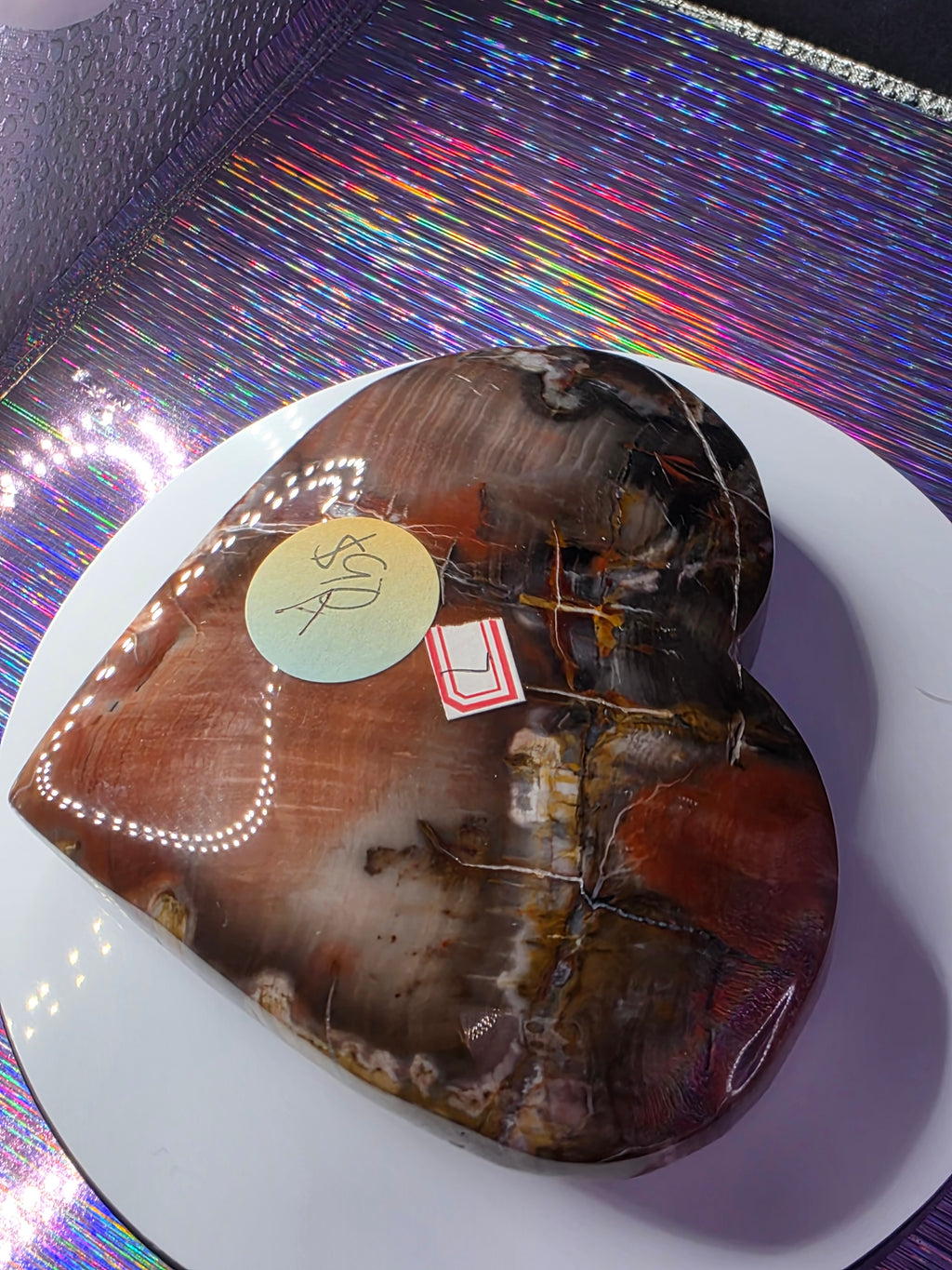 Petrified Wood Heart