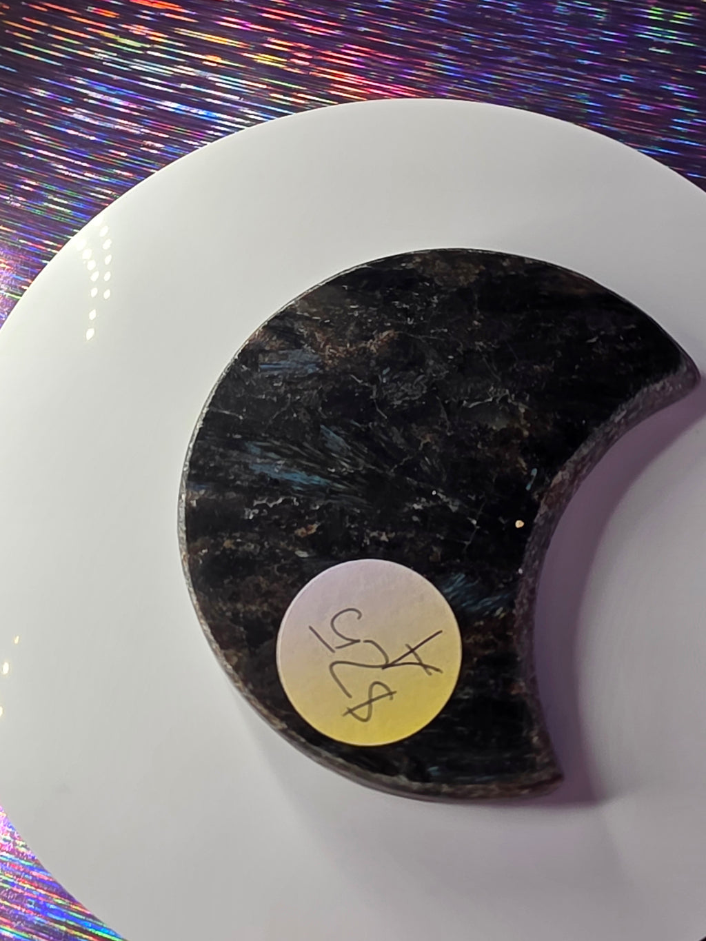 Arfvedsonite with Garnet Moon A
