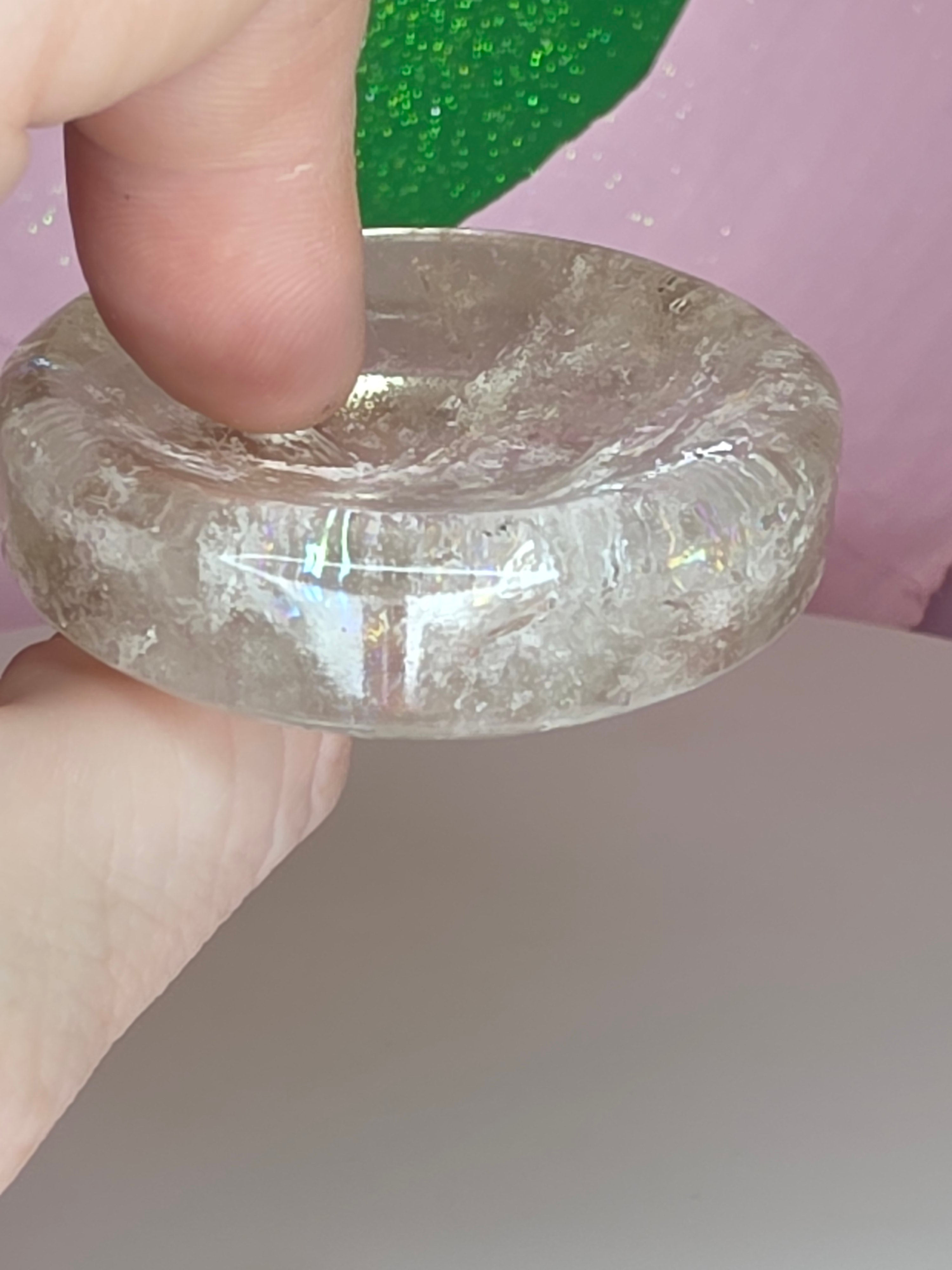Clear Quartz Sphere Holder B