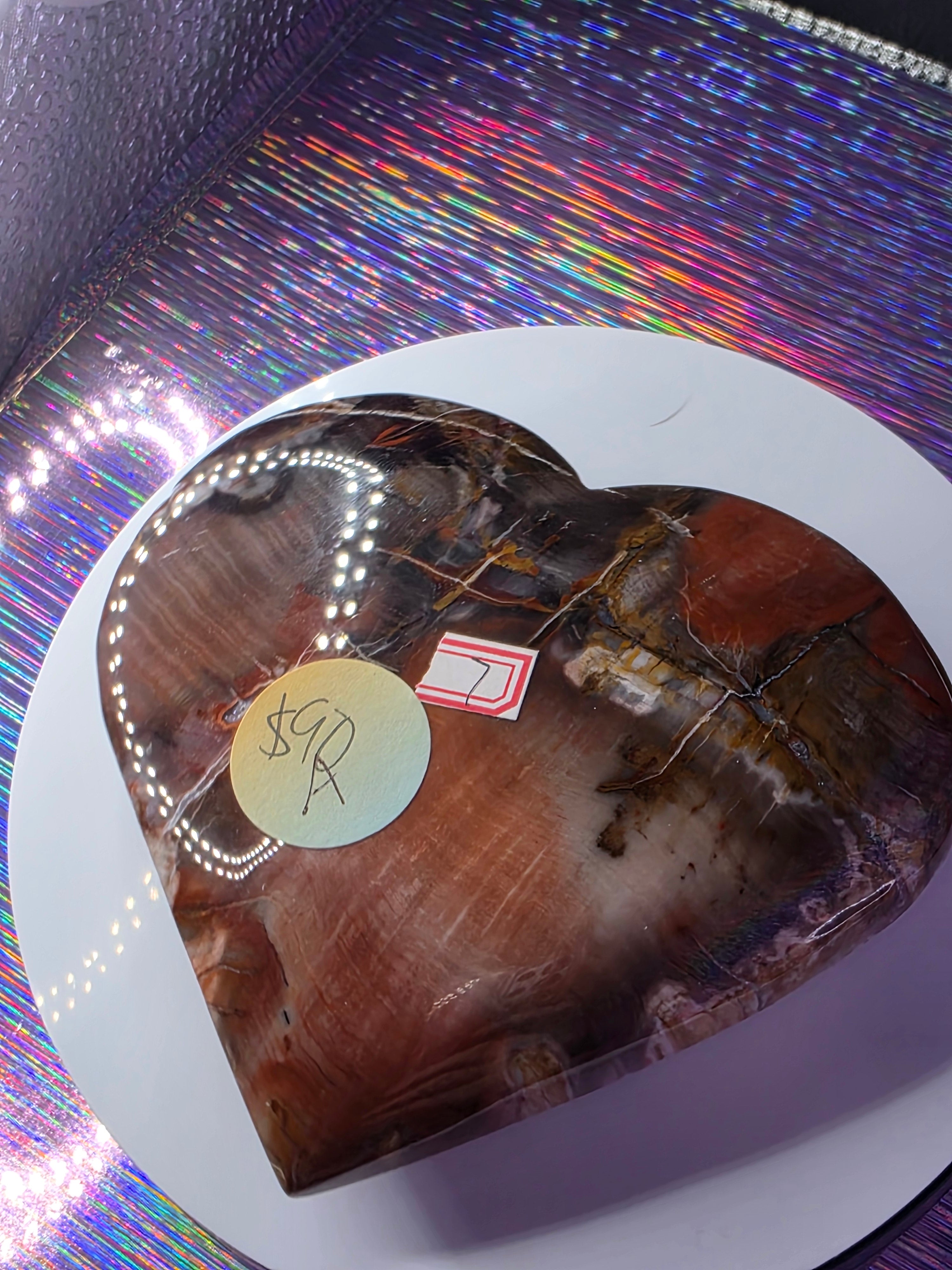 Petrified Wood Heart