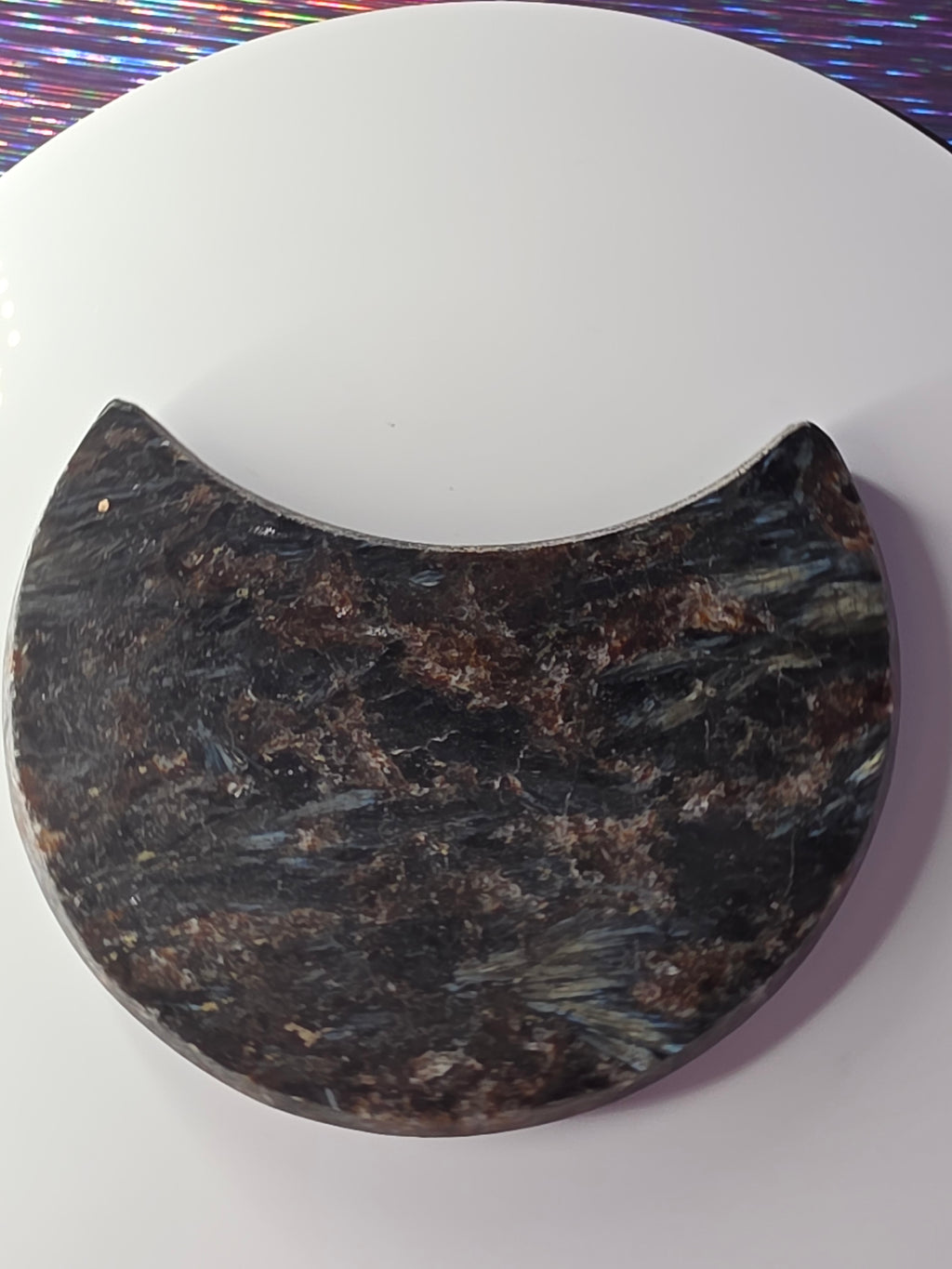 Arfvedsonite with Garnet Moon C