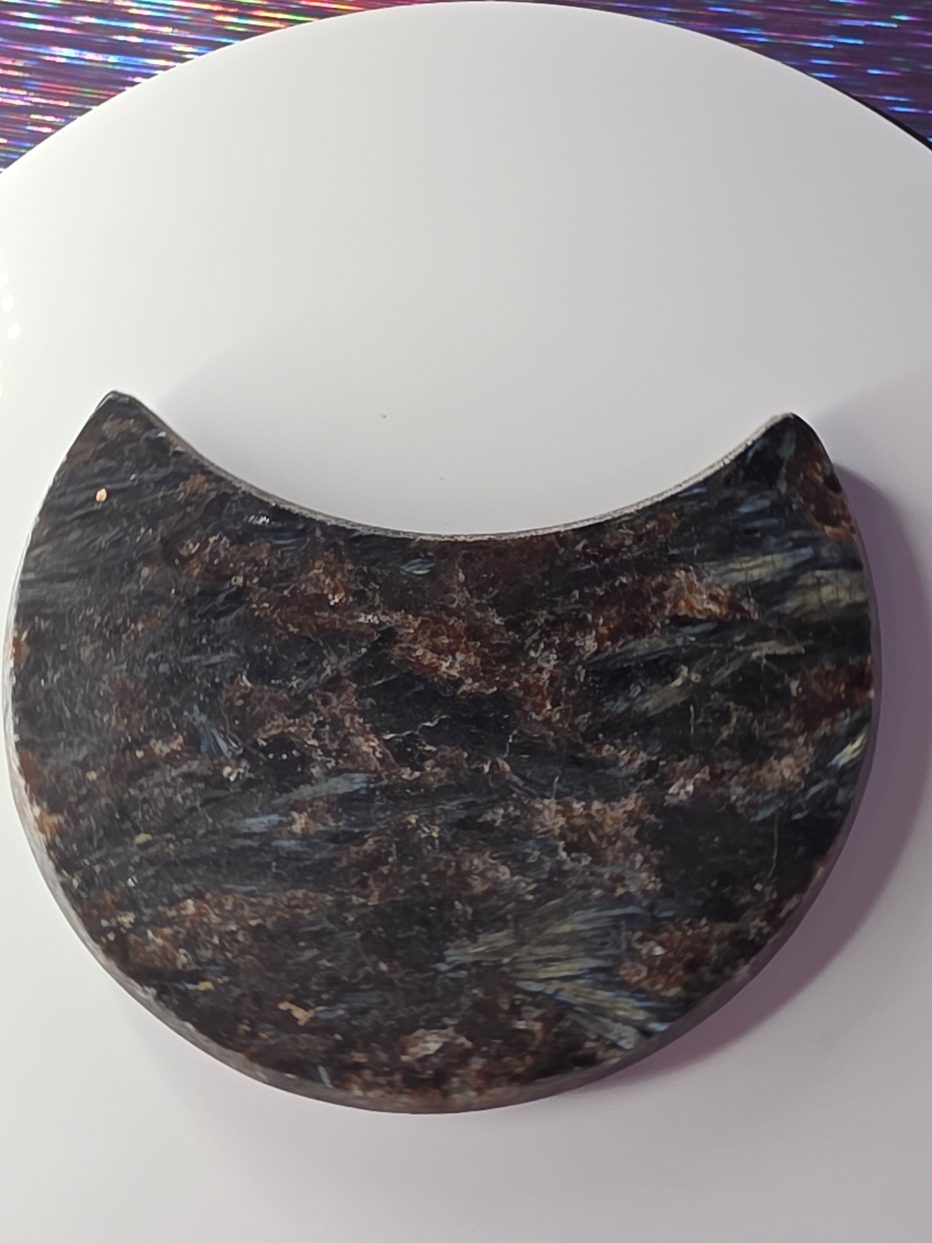 Arfvedsonite with Garnet Moon C