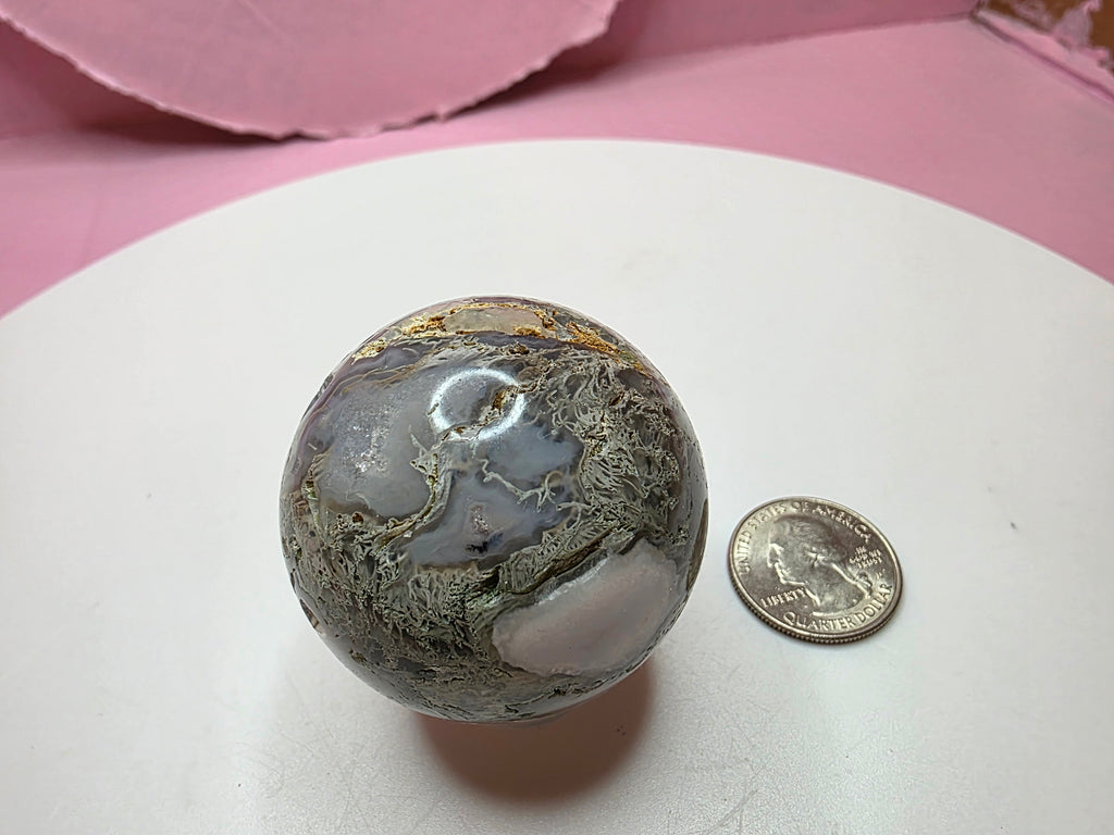 Moss Agate Sphere A