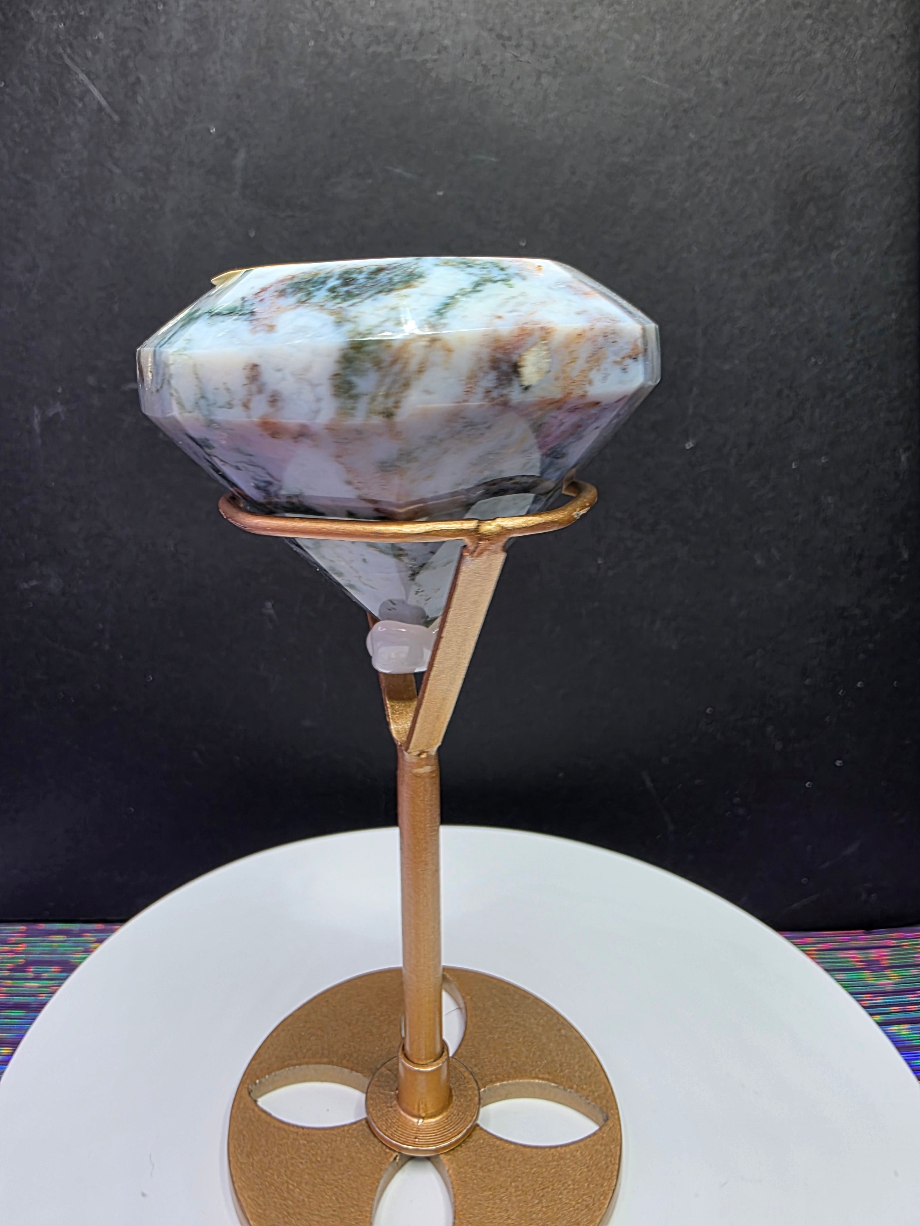 Ocean Jasper Moss Agate Diamond B