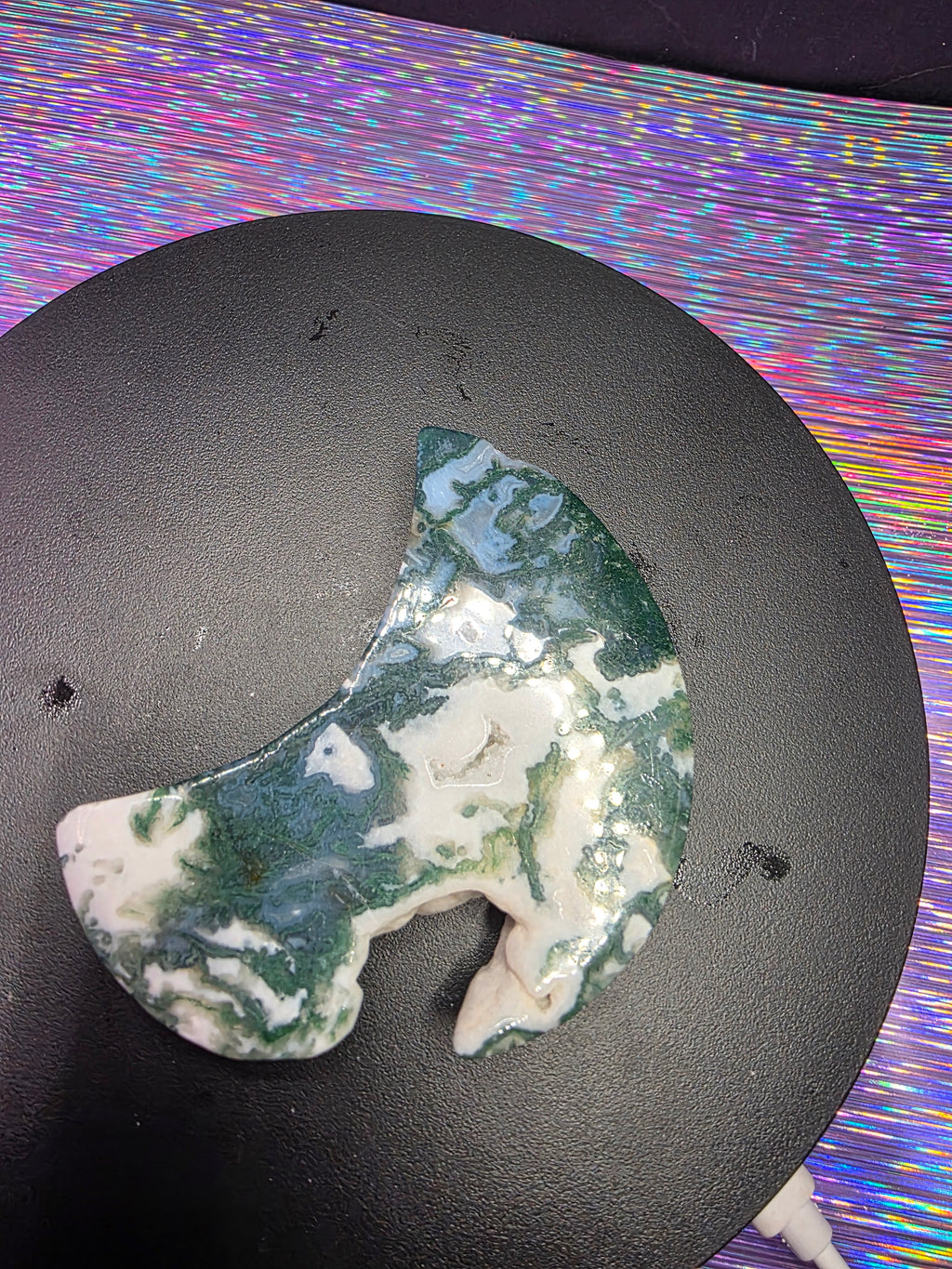 Moss Agate Moon A