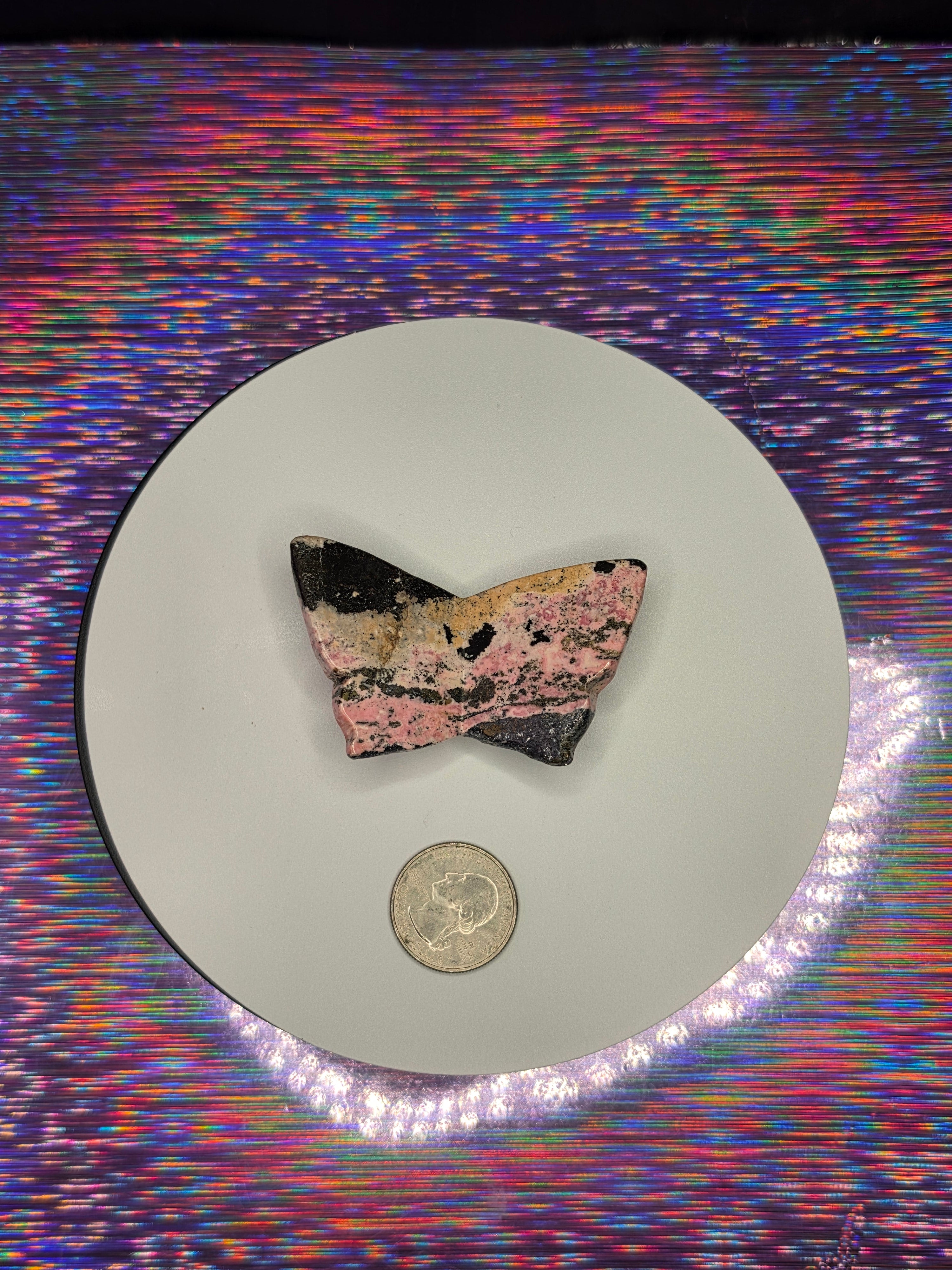 Peruvian Rhodonite Butterfly B