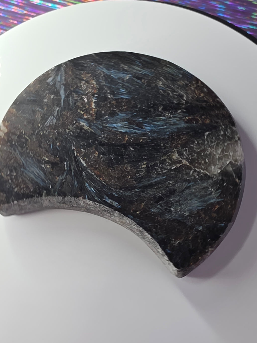 Arfvedsonite with Garnet Moon D