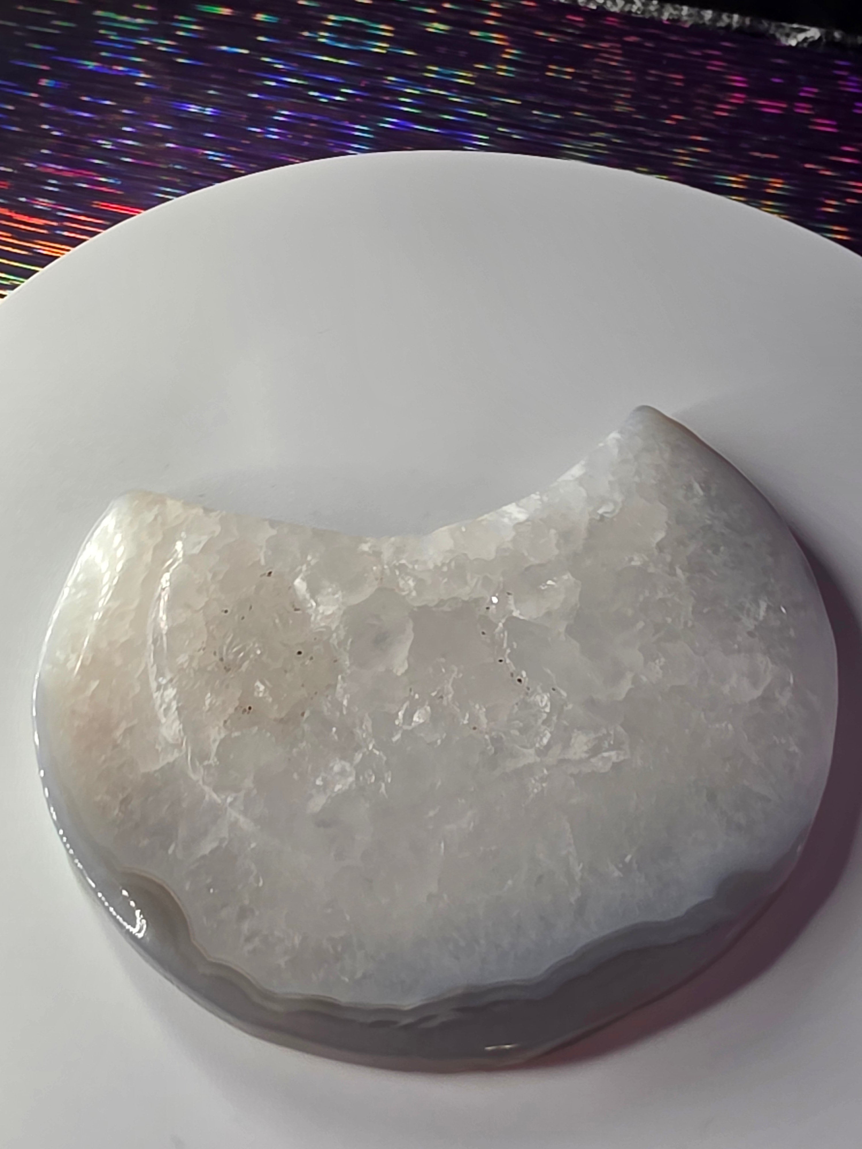 Quartz and Agate Moon A