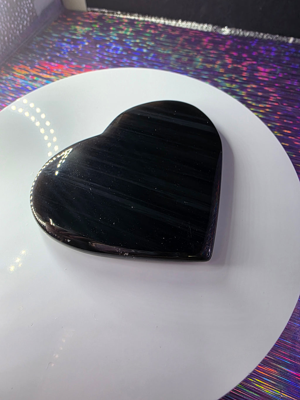 Obsidian Lace Heart F