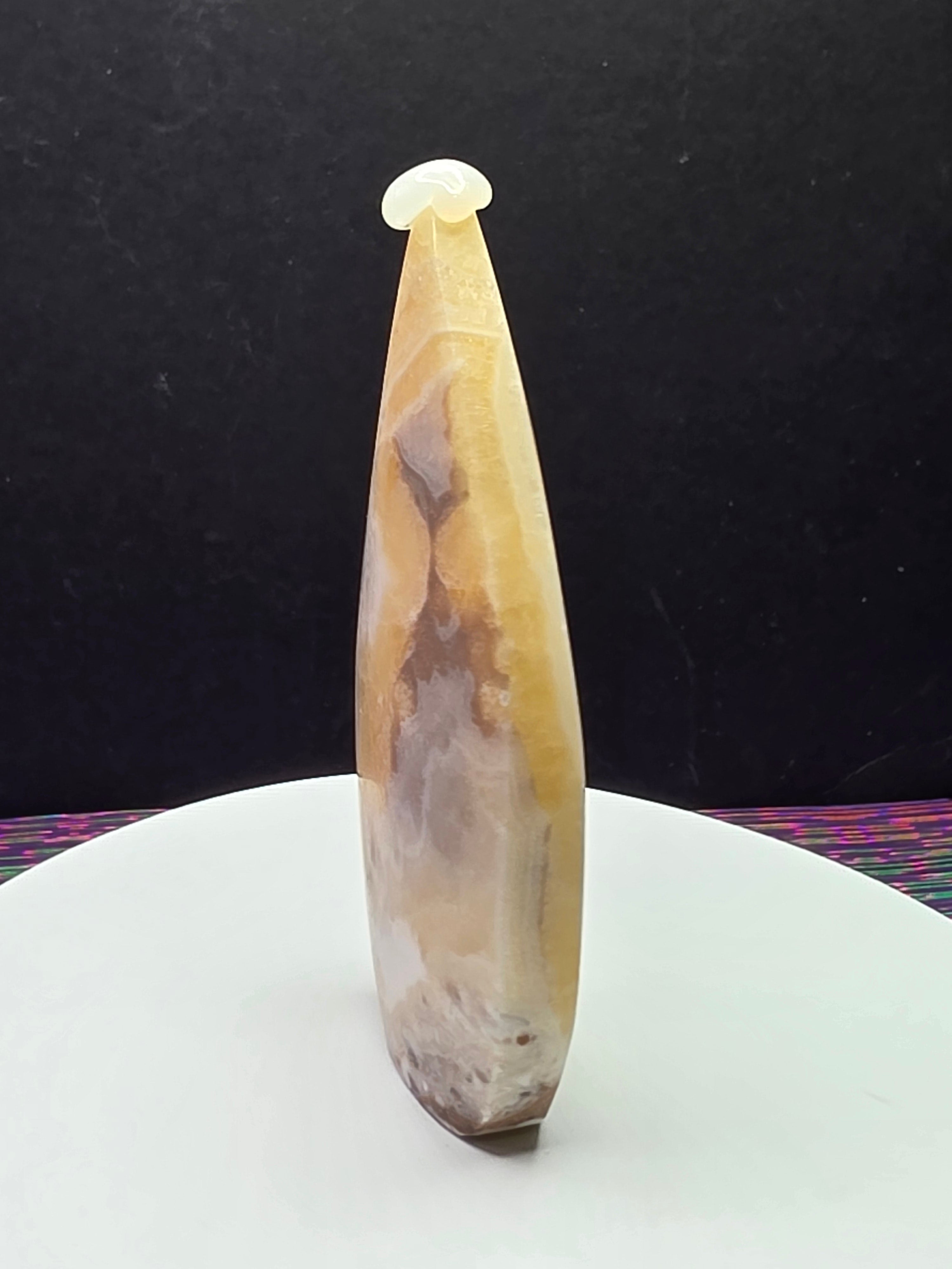Yellow Calcite Teardrop A