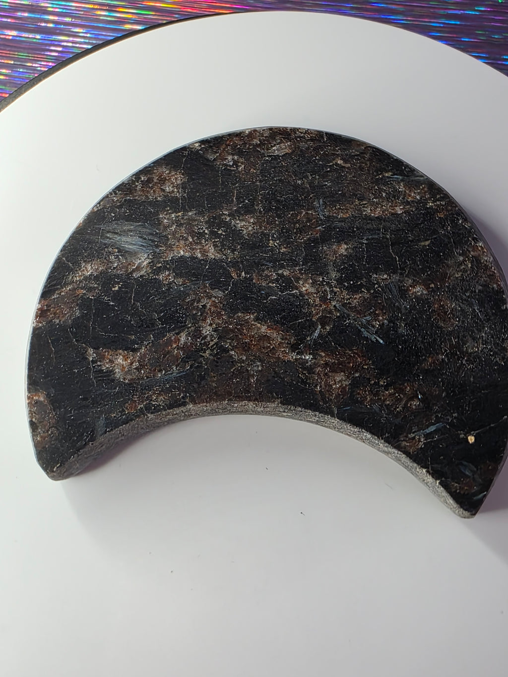 Arfvedsonite with Garnet Moon C