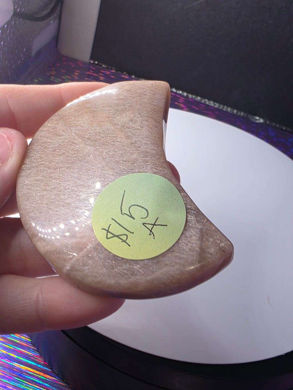 Peach Moonstone Moon A