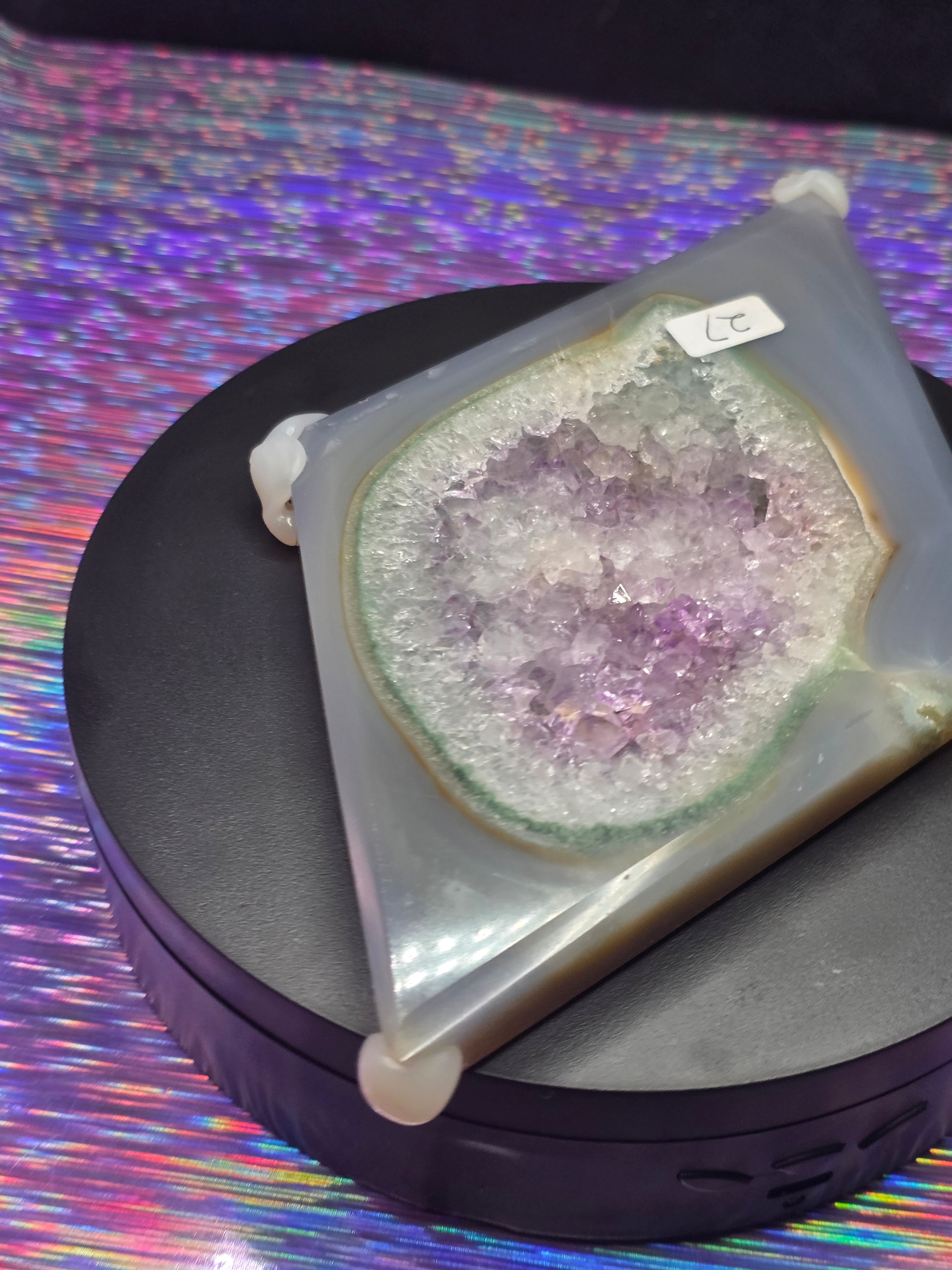 Agate Amethyst Diamond A