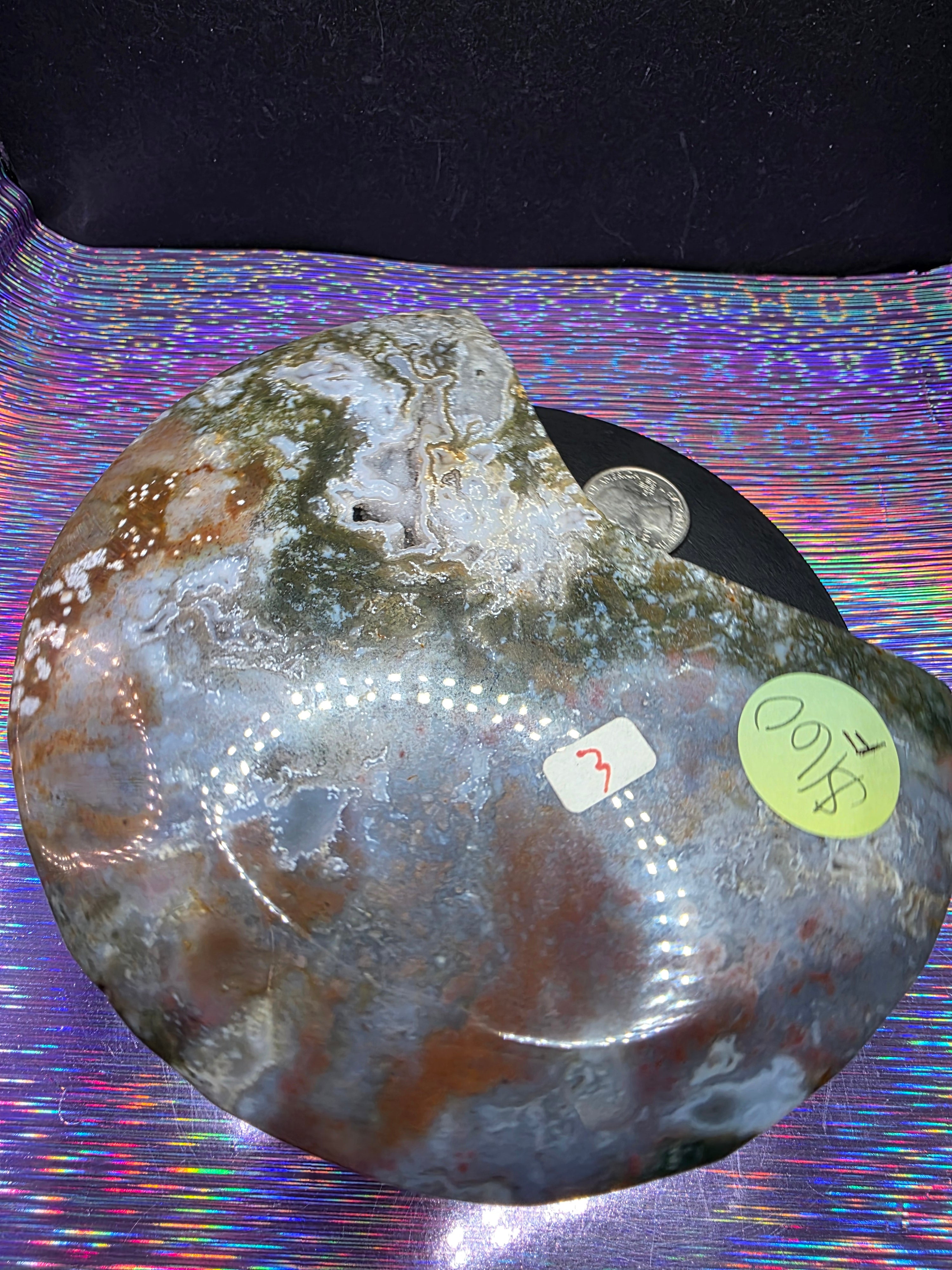 Moss Agate Moon F