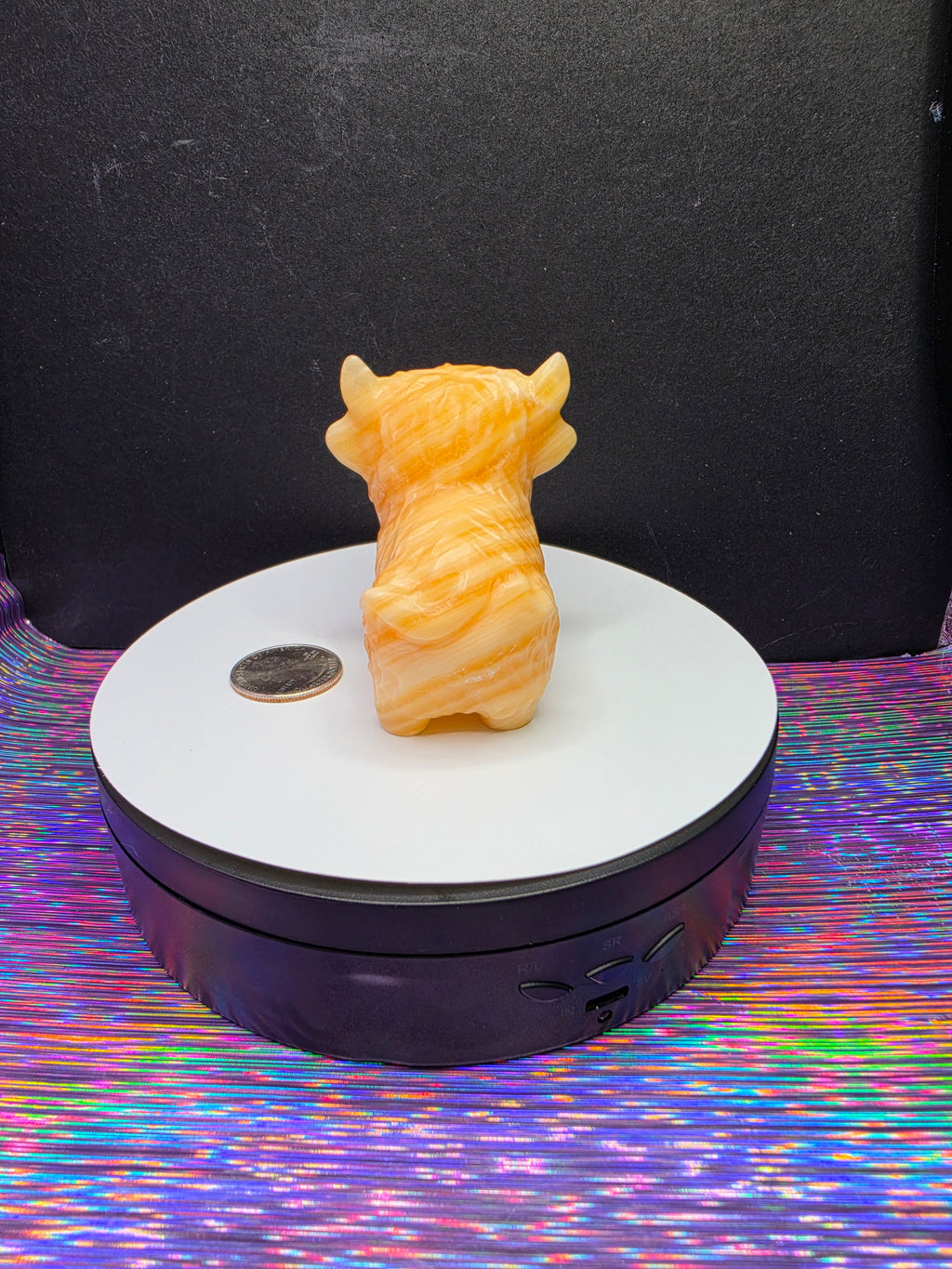 Honey Calcite Highland Cow B