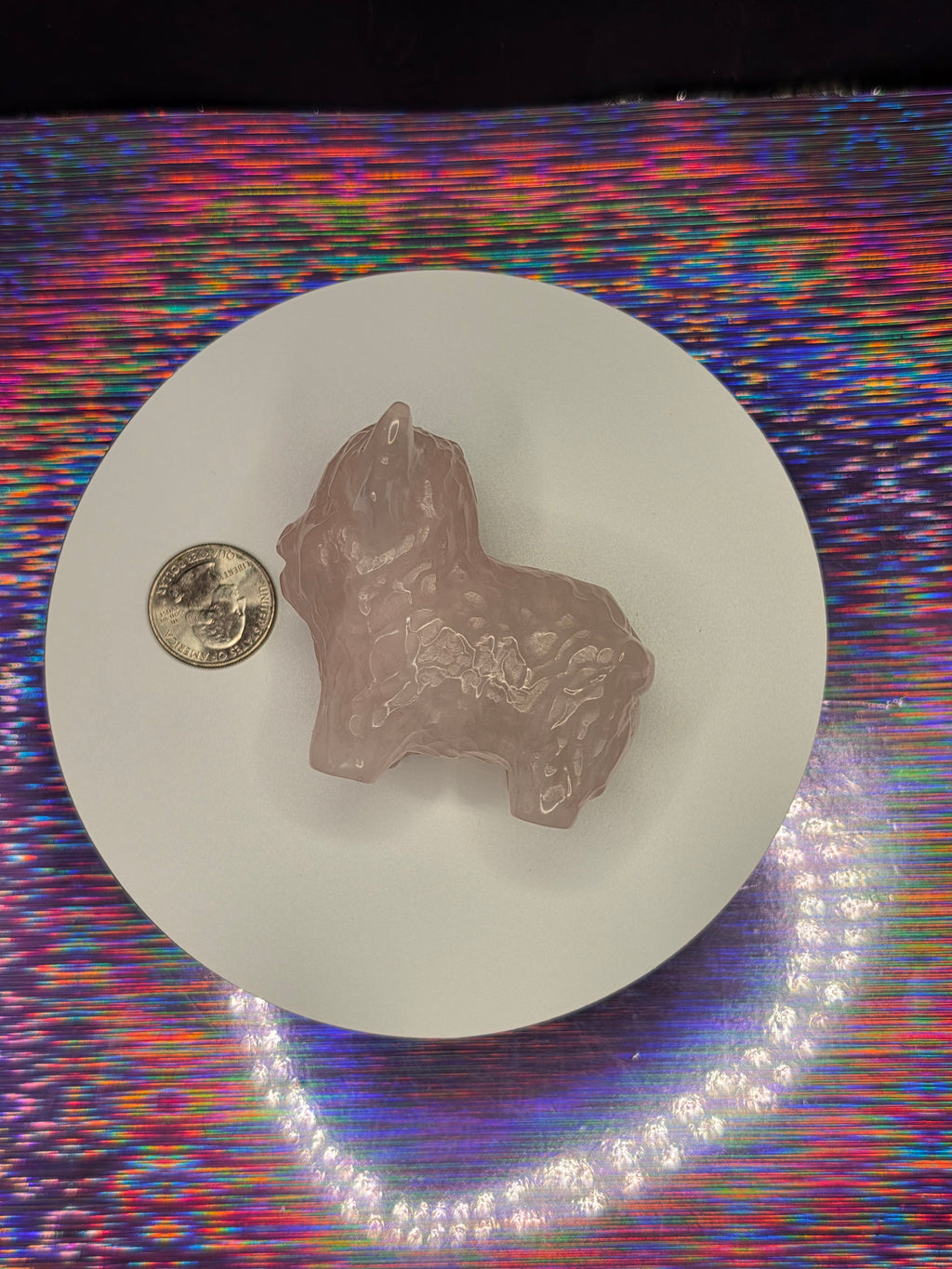 Rose Quartz Highland Cow A