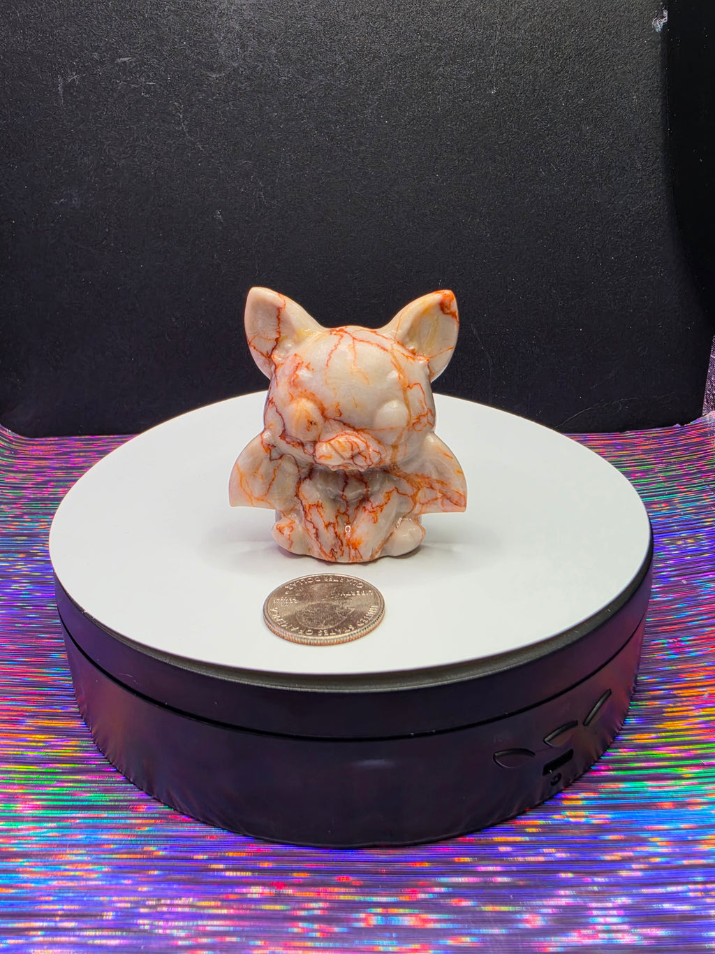 Red Veined Jasper Bat B
