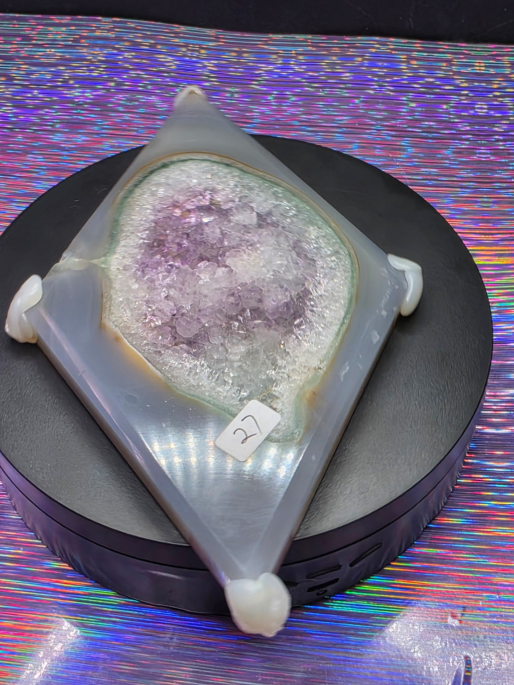 Agate Amethyst Diamond A