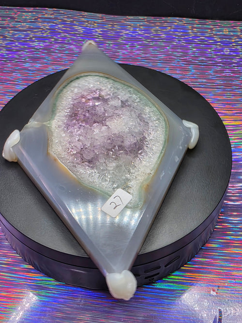 Agate Amethyst Diamond A