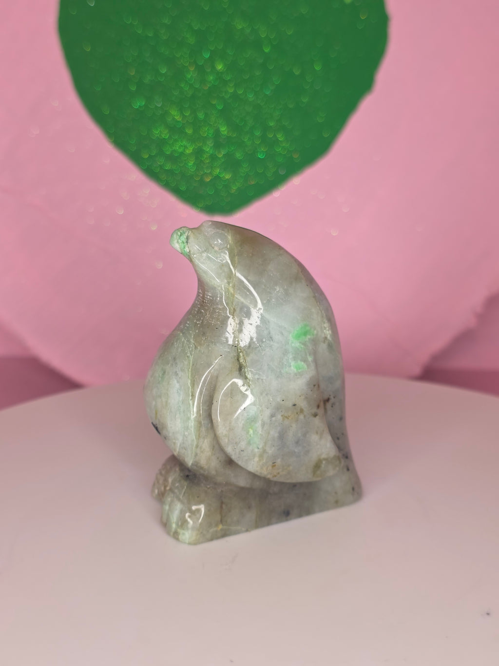 Garnierite Green Moonstone Penguin B