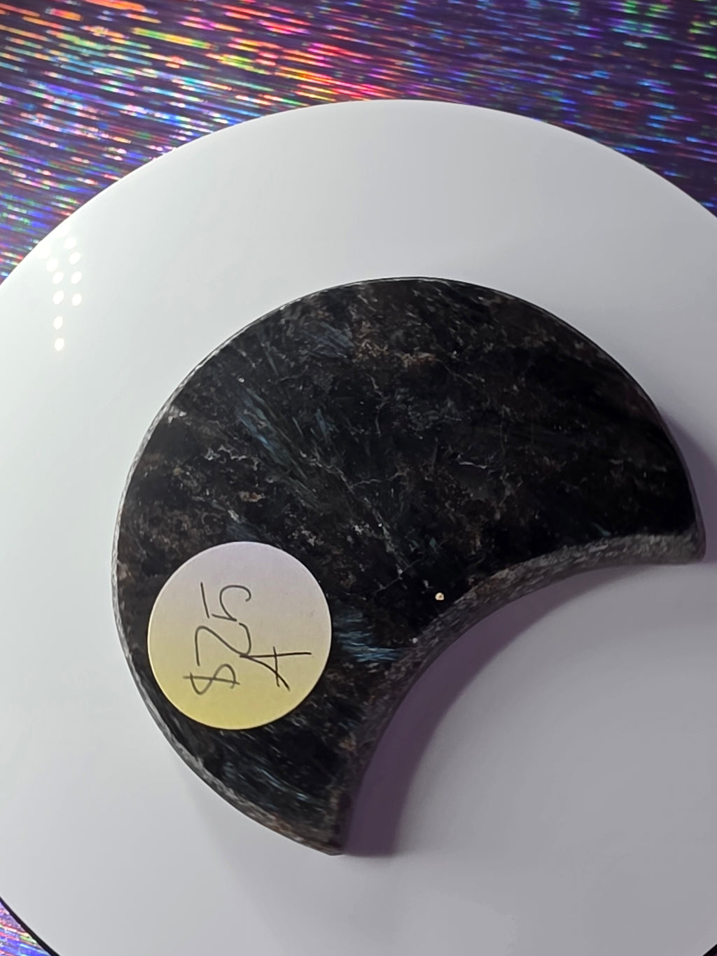 Arfvedsonite with Garnet Moon A