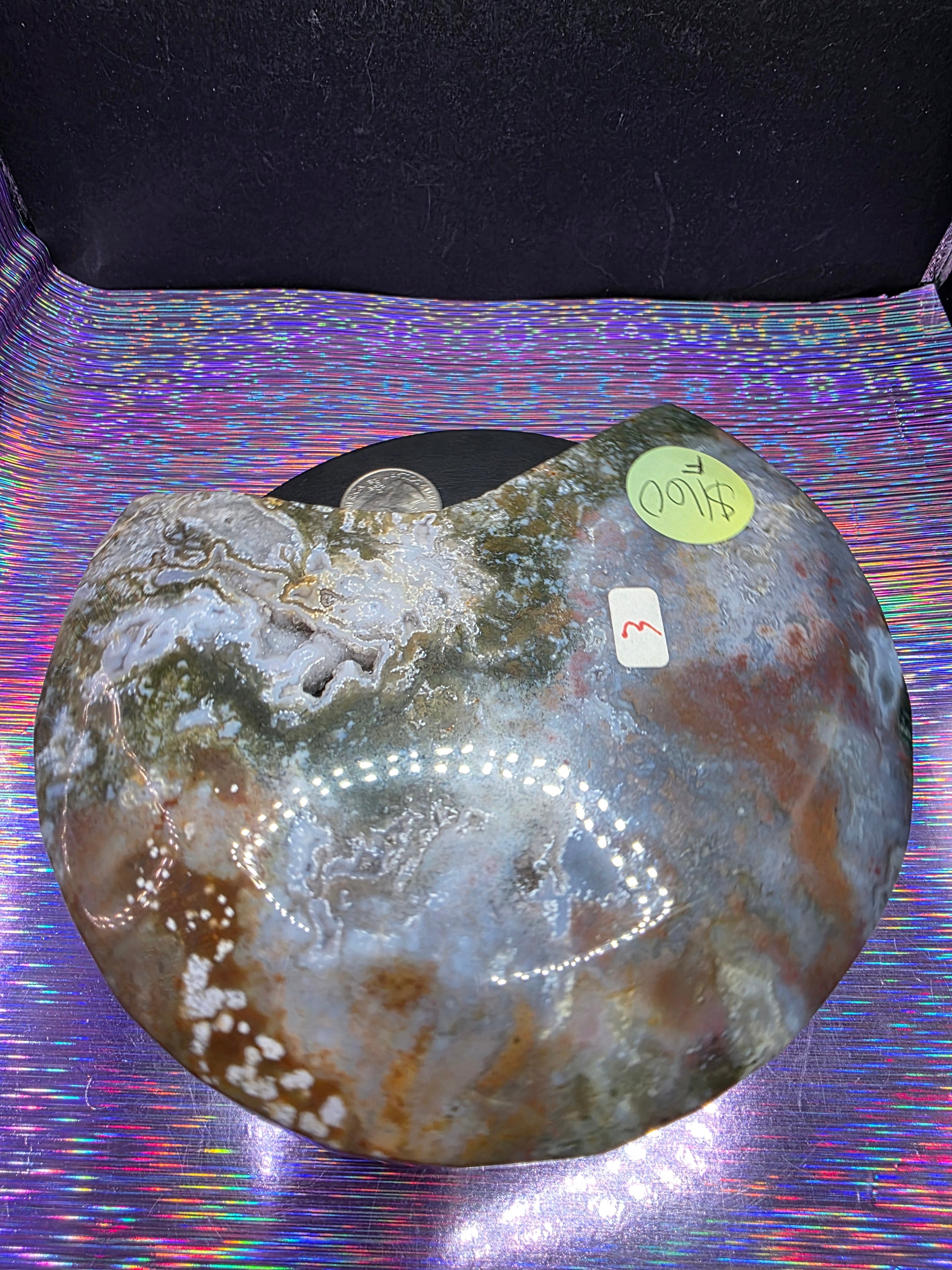 Moss Agate Moon F