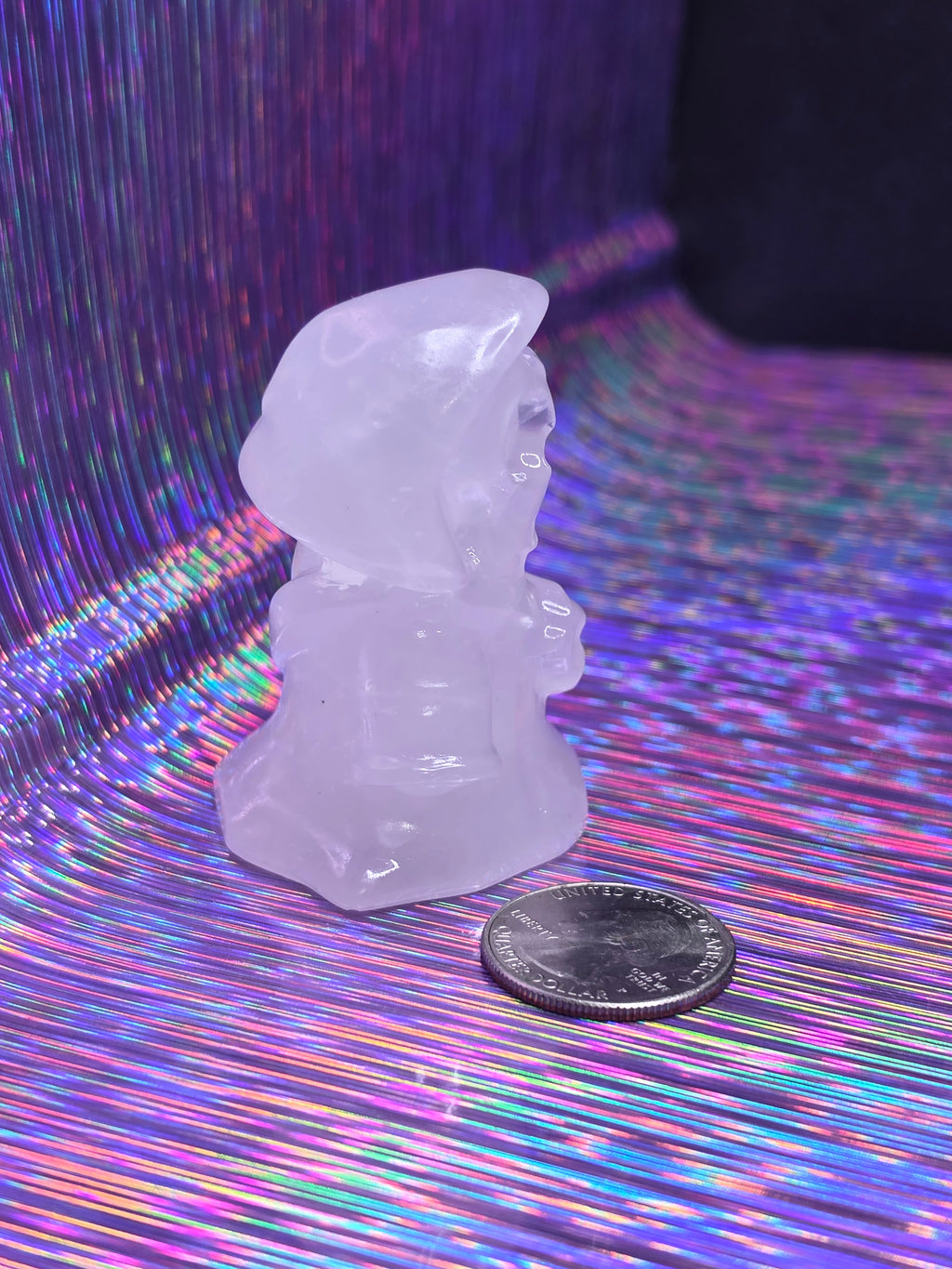 Clear Quartz Mini Grim Reaper D