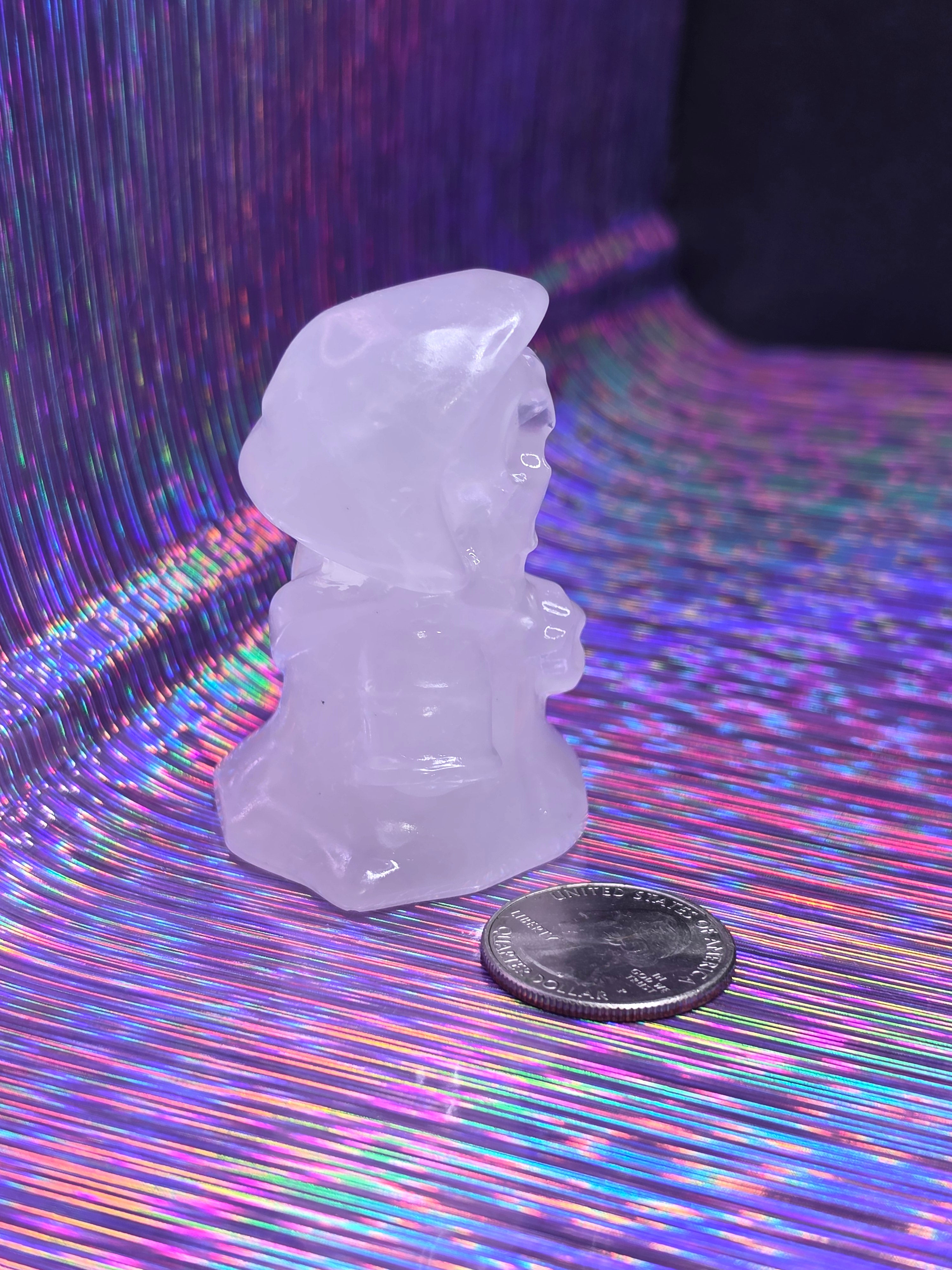 Clear Quartz Mini Grim Reaper D