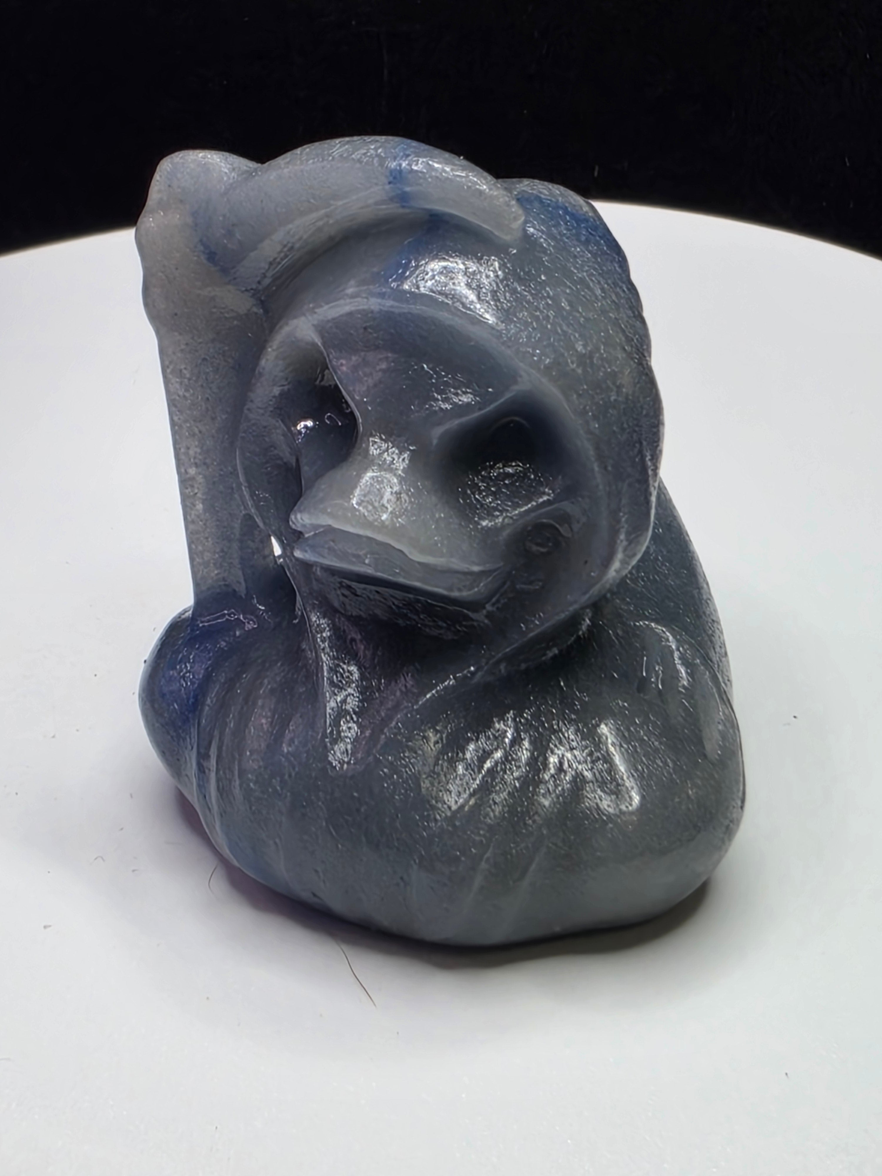 Blue Aventurine Grim Reaper Duck A