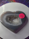 Druzy Agate Heart C