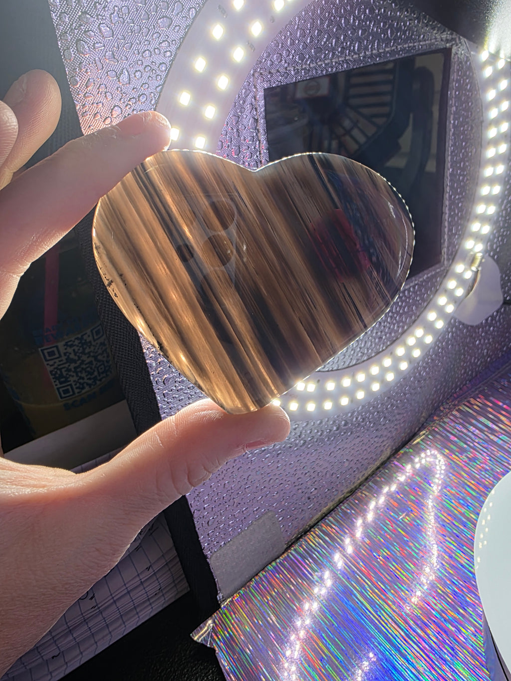 Obsidian Lace Heart F