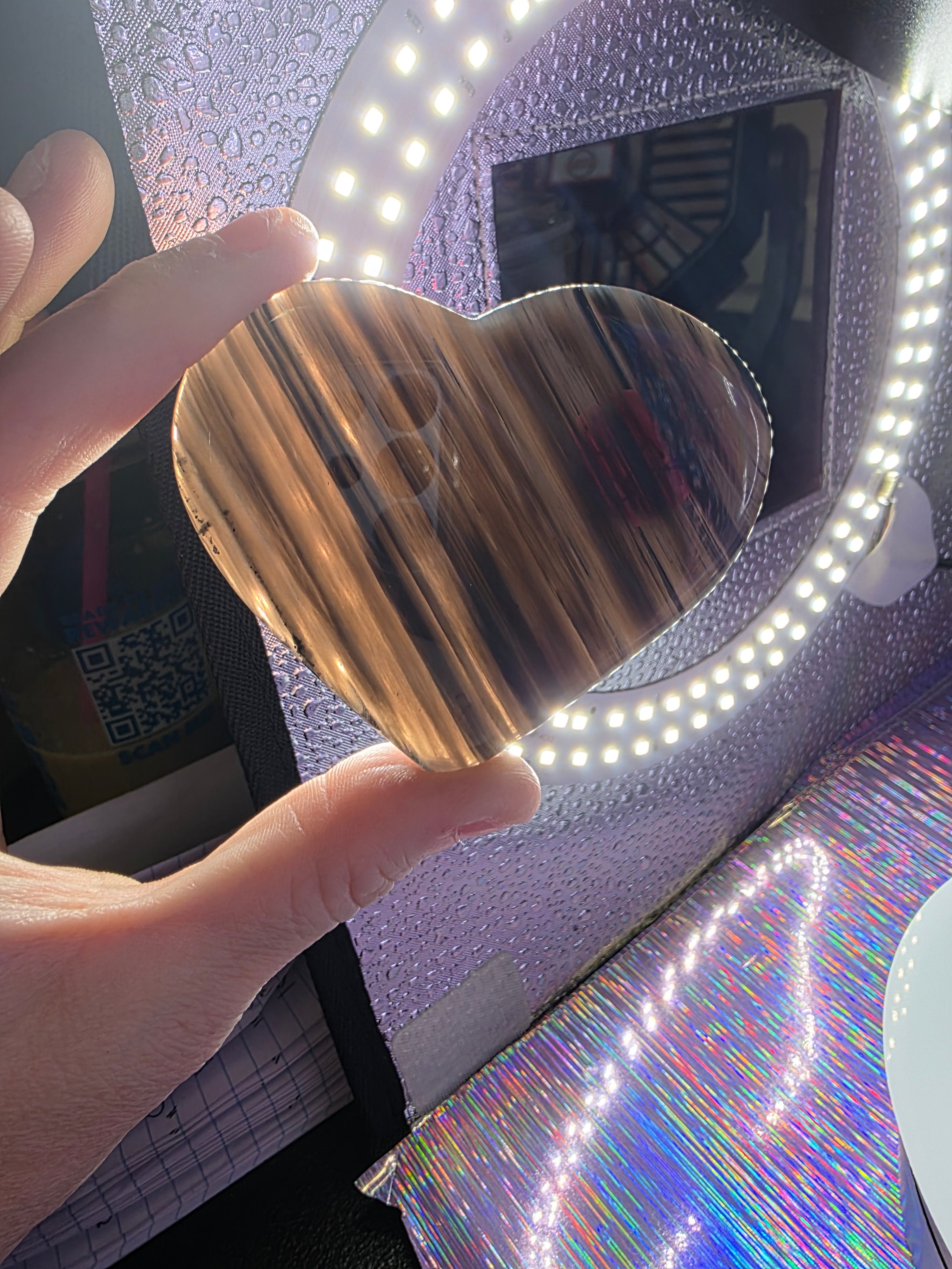 Obsidian Lace Heart F
