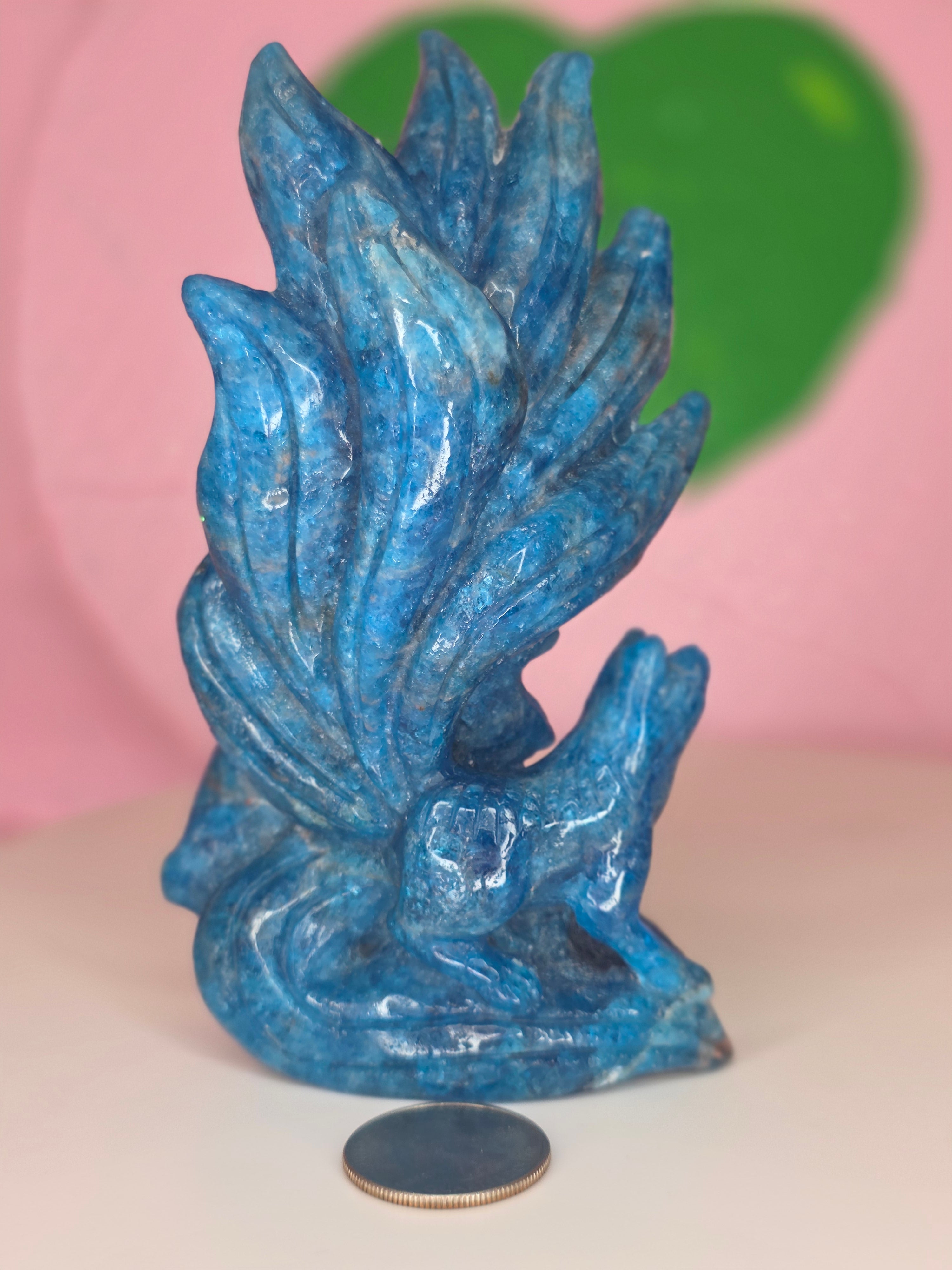 Blue Apatite Nine Tail Fox A