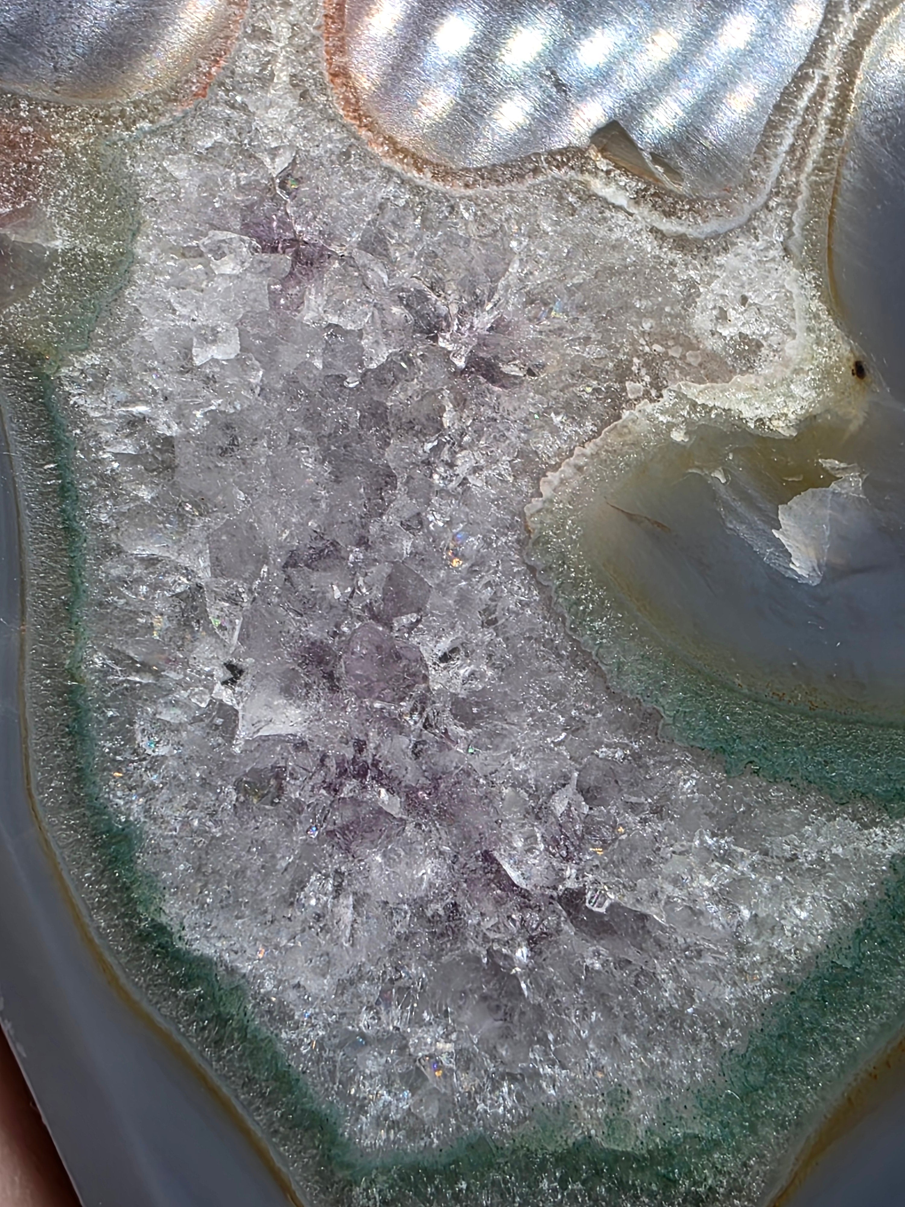 Agate Amethyst Diamond A