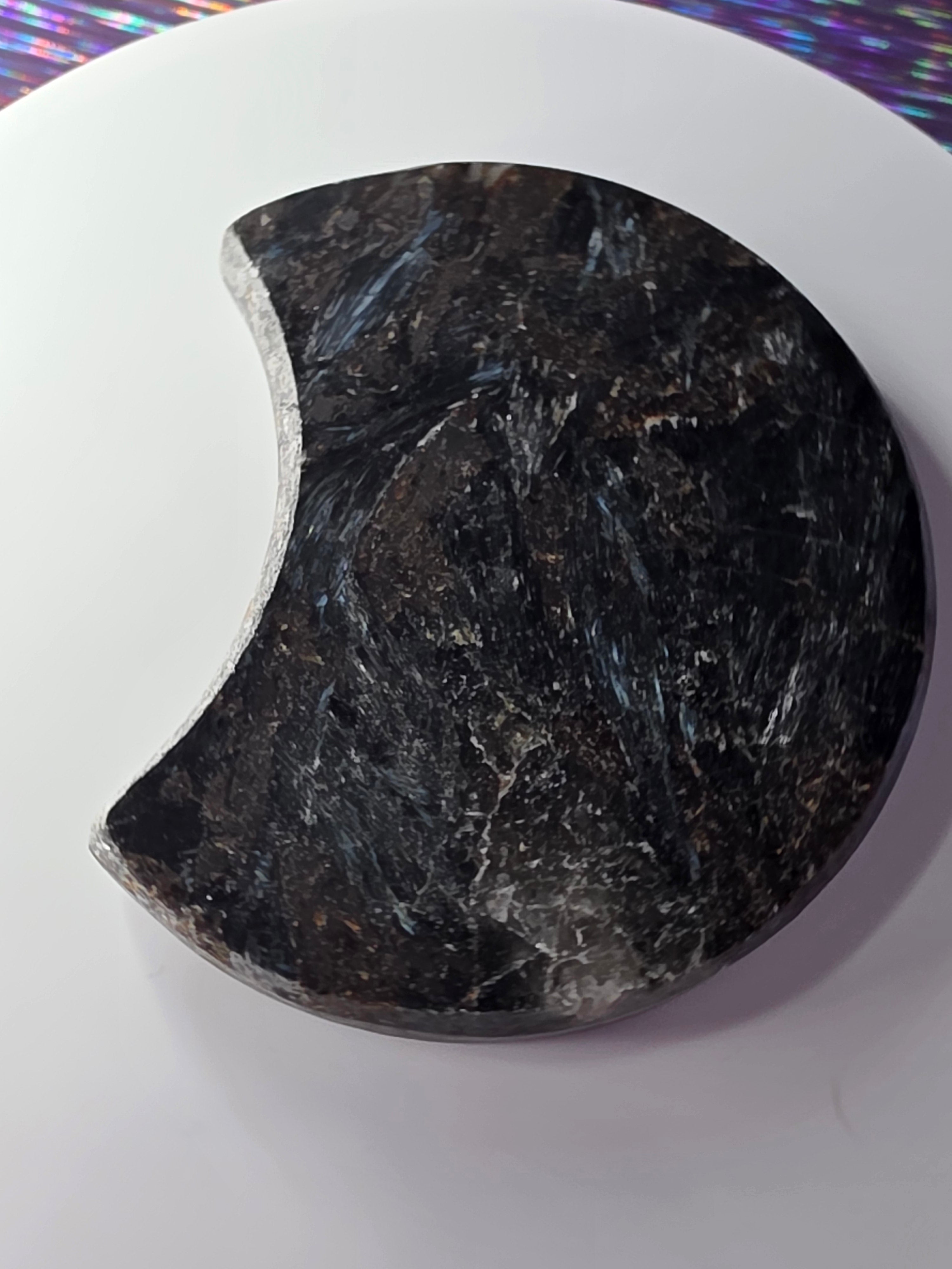Arfvedsonite with Garnet Moon D