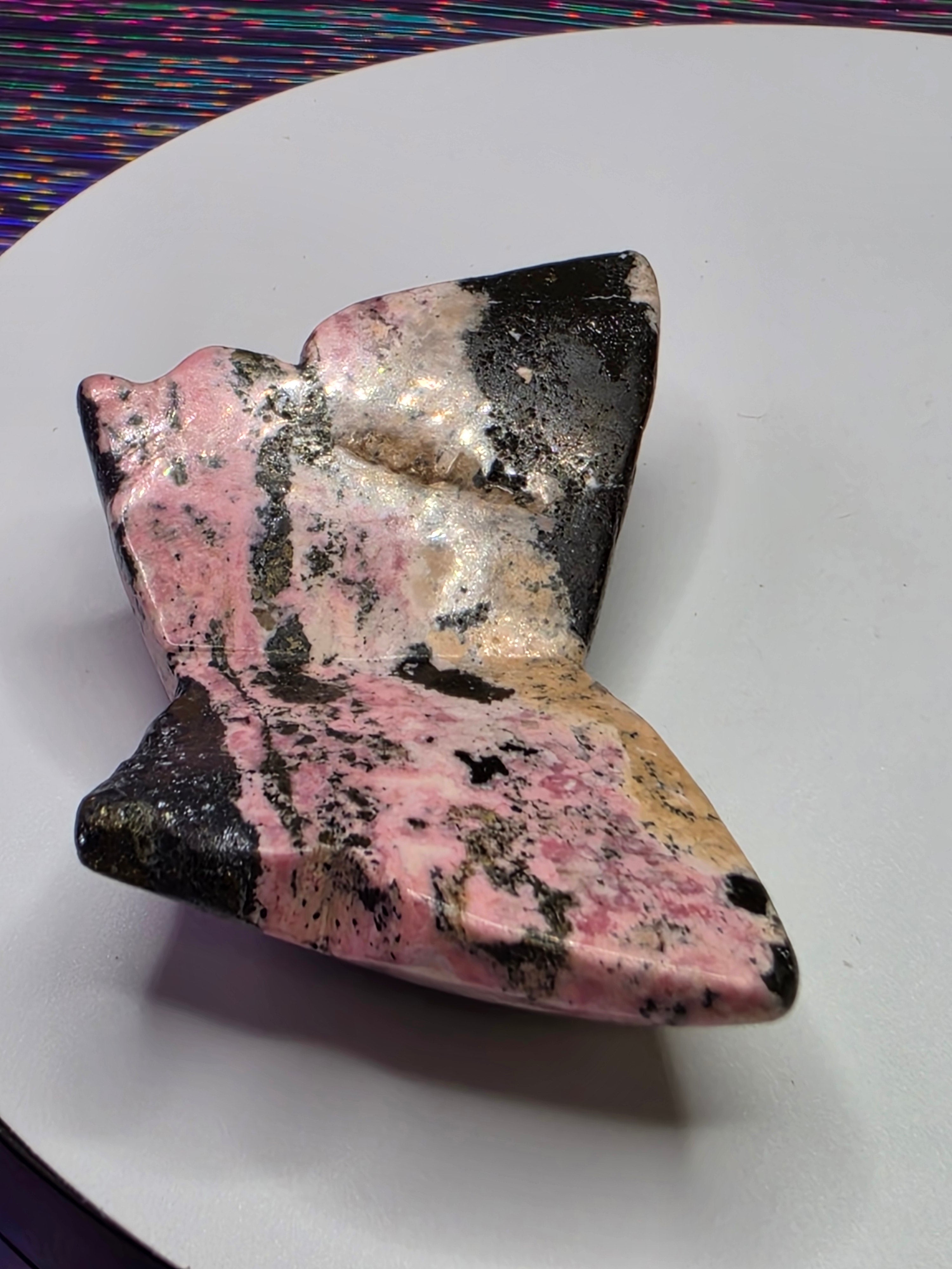 Peruvian Rhodonite Butterfly B