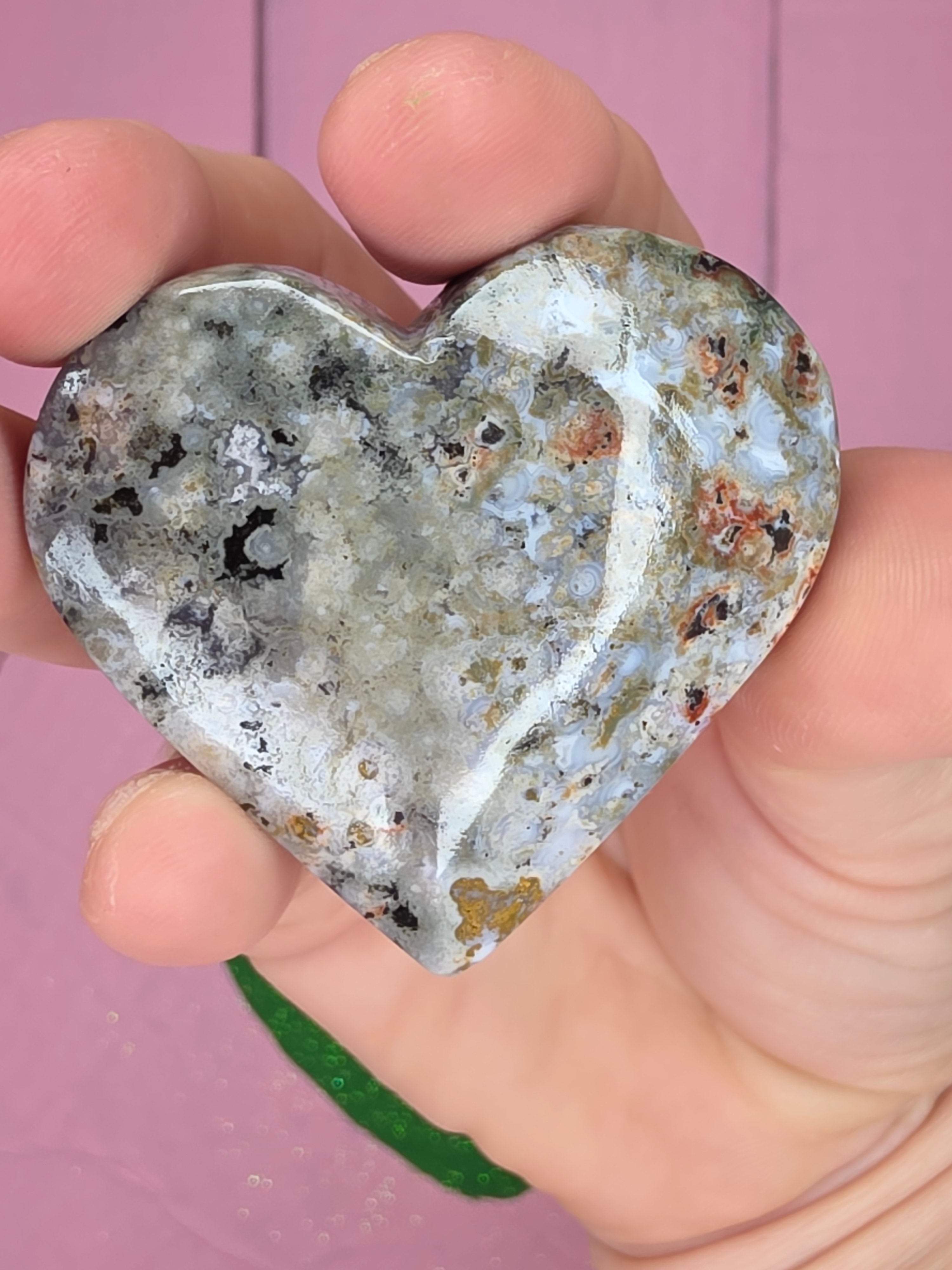 8th Vein Ocean Jasper Heart A