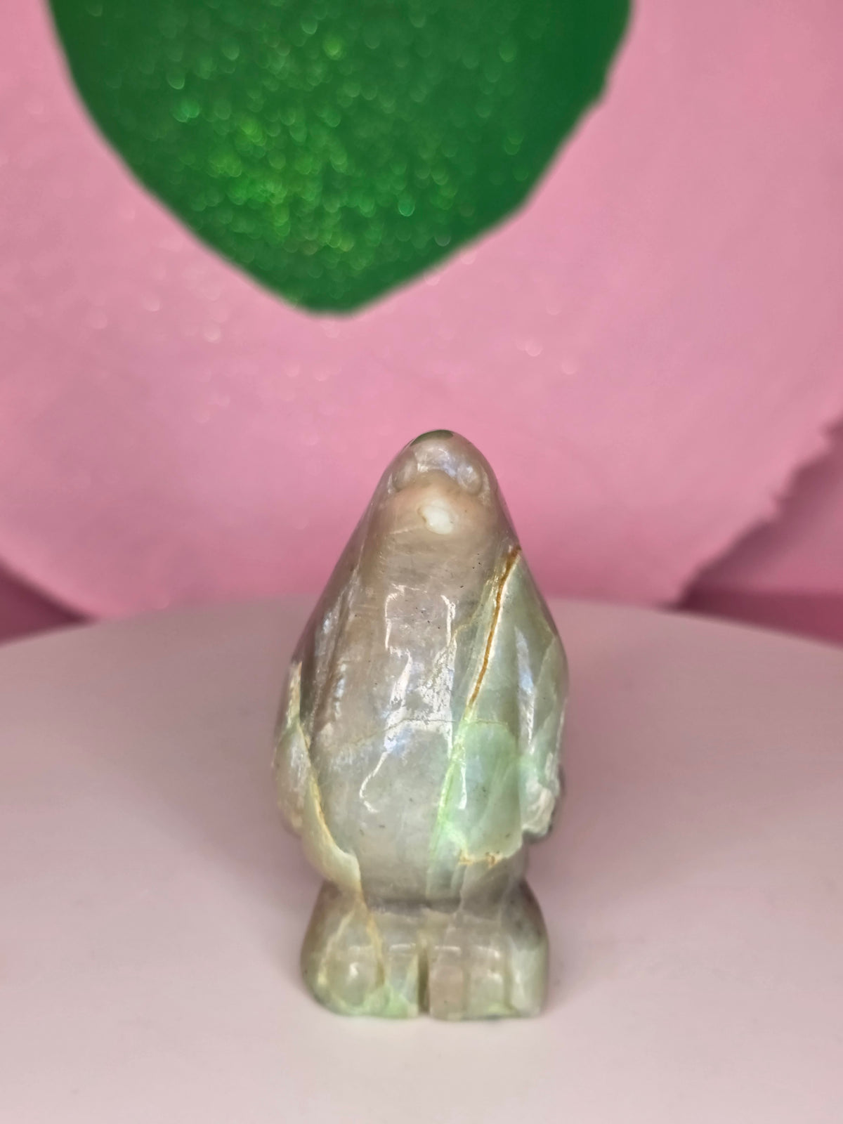 Garnierite Green Moonstone Penguin A