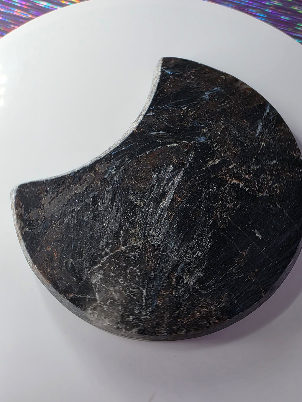 Arfvedsonite with Garnet Moon D