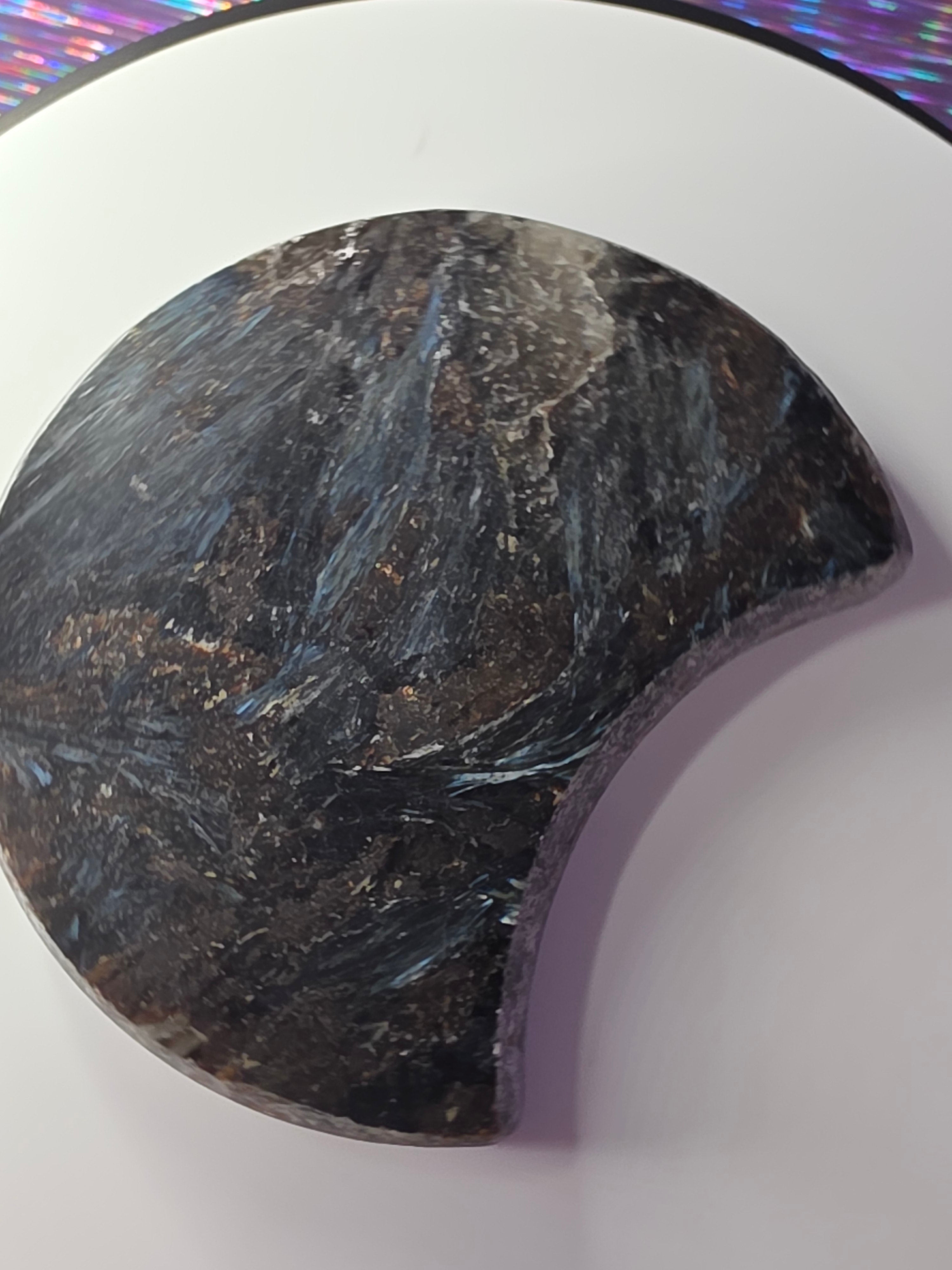 Arfvedsonite with Garnet Moon D