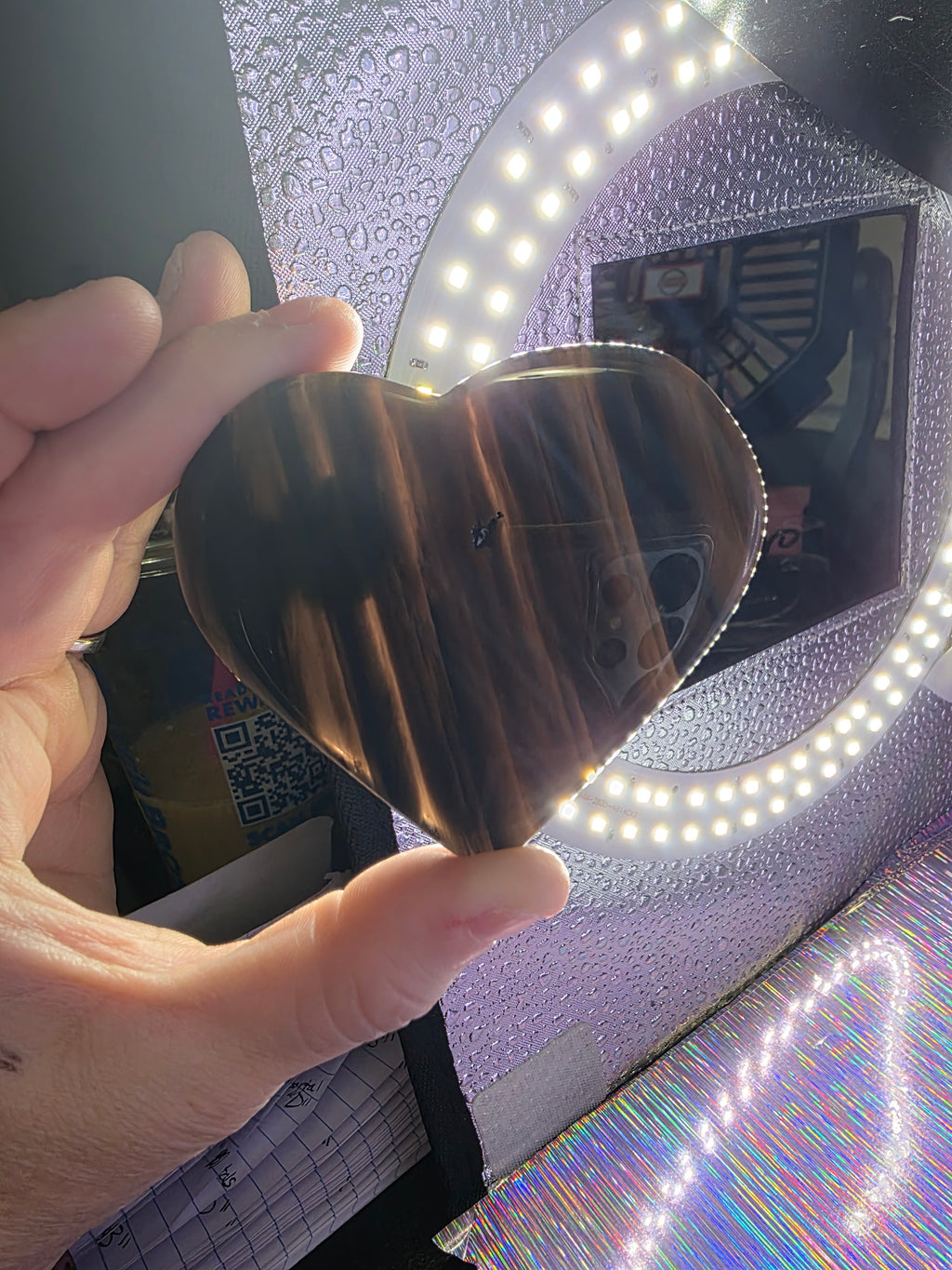 Obsidian Lace Heart D