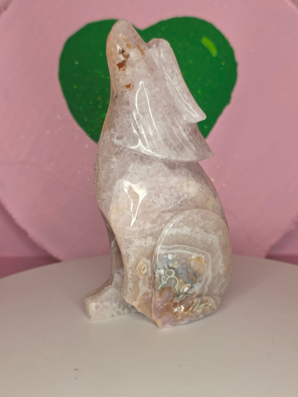 Crazy Lace Amethyst Wolf