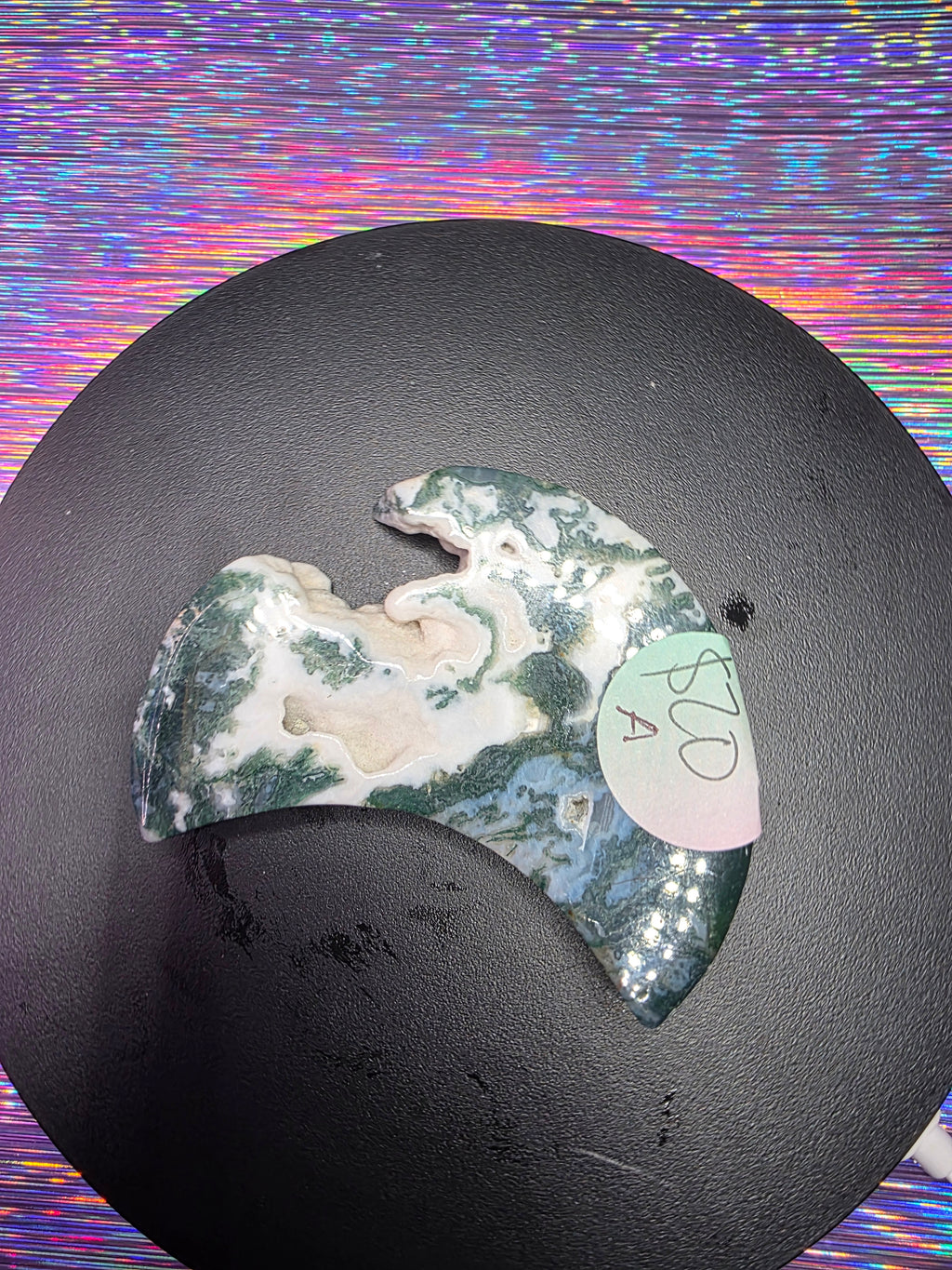 Moss Agate Moon A
