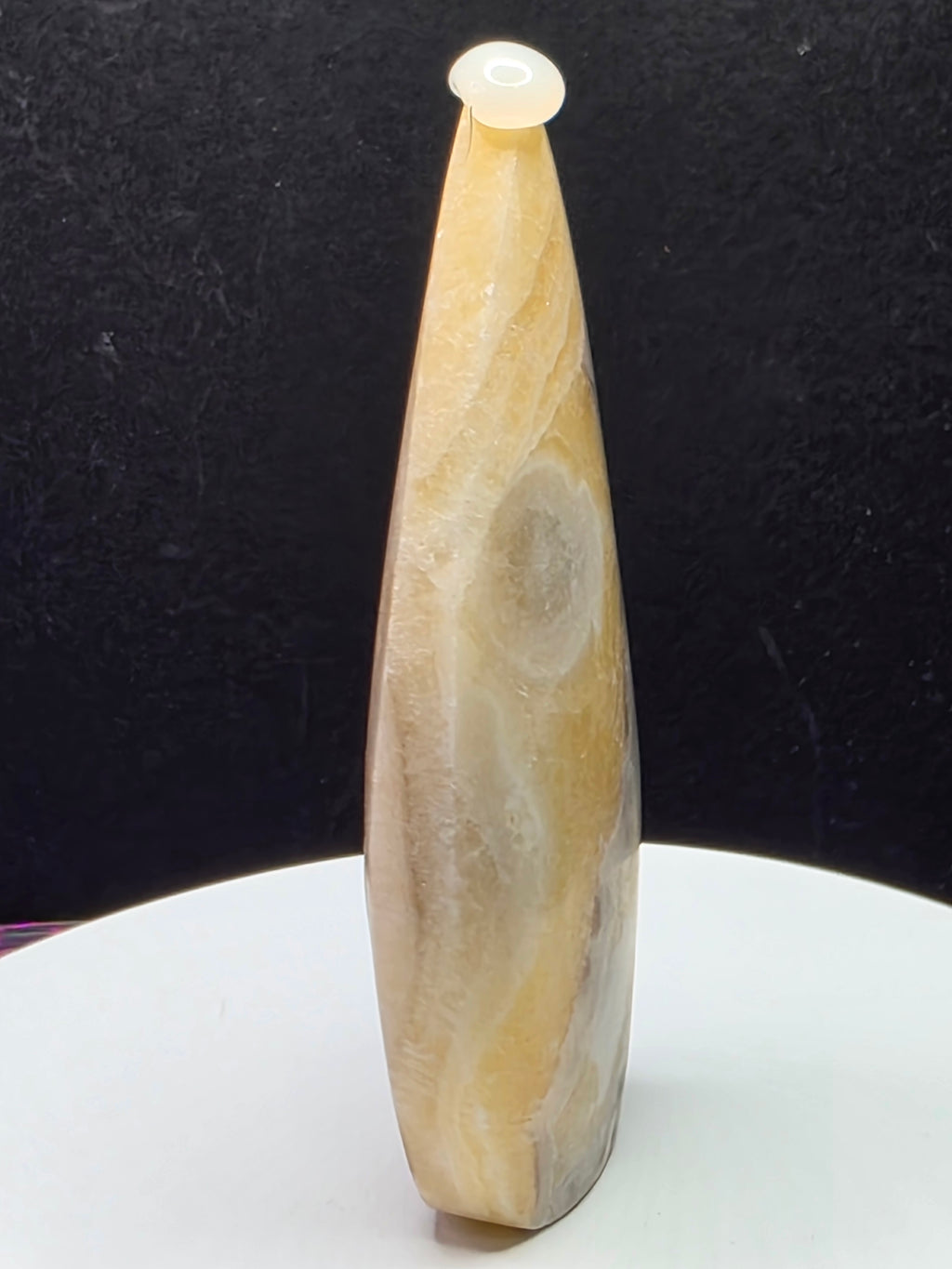 Yellow Calcite Teardrop A