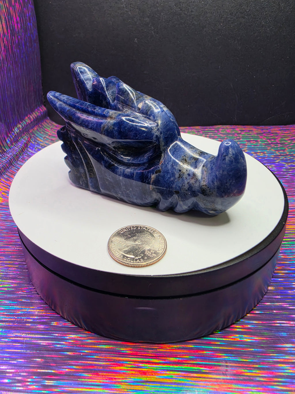 Sodalite Dragonhead
