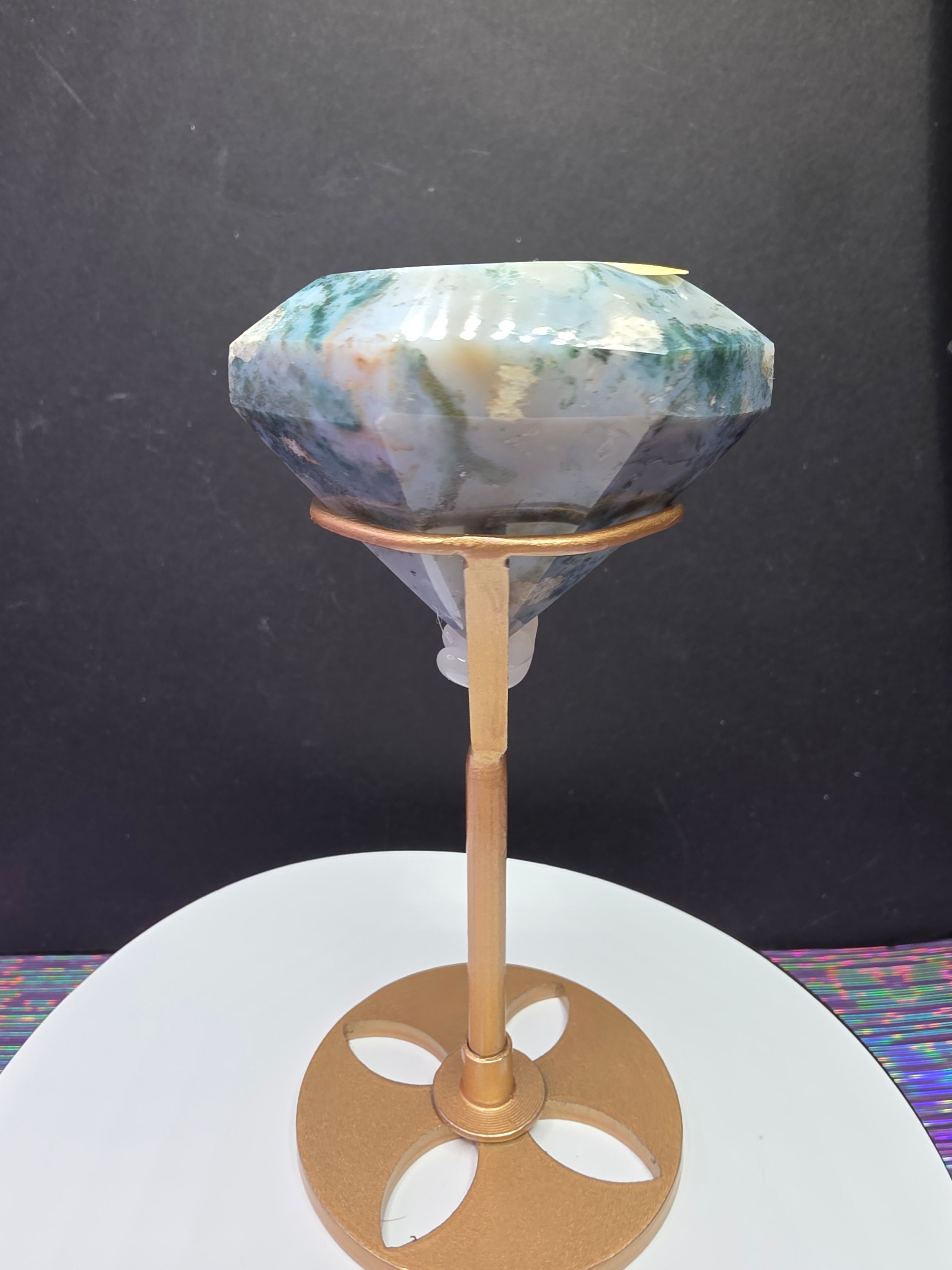 Ocean Jasper Moss Agate Diamond B