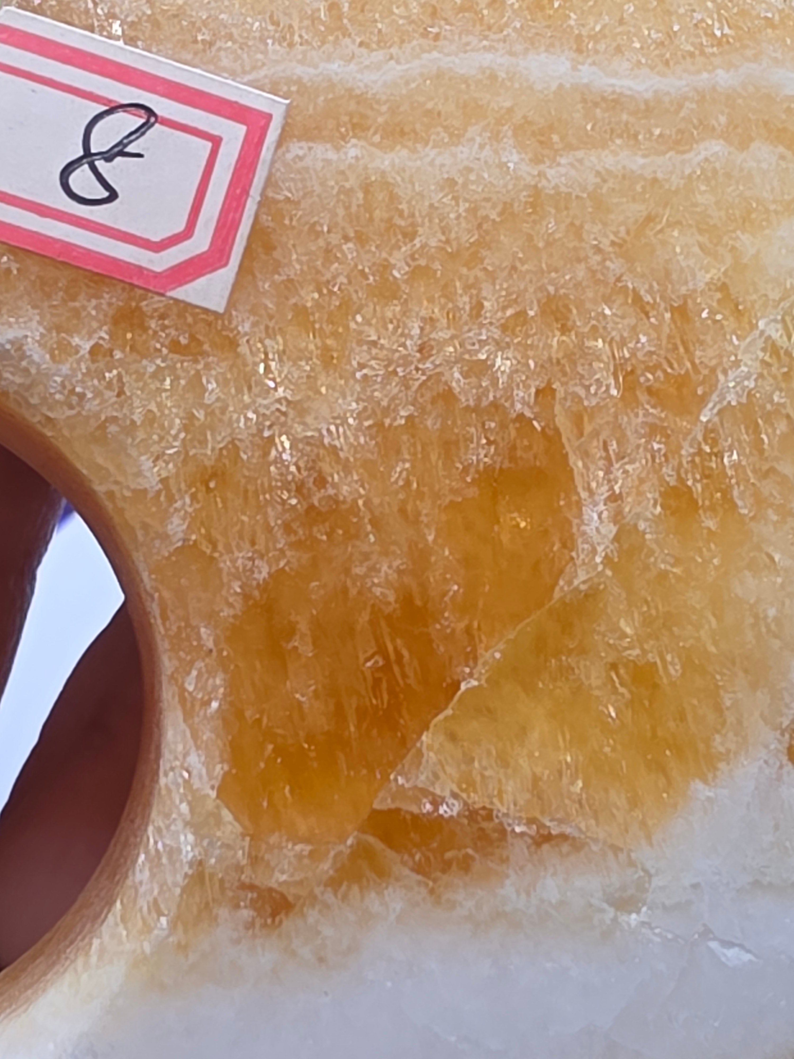 Orange Calcite Donut A