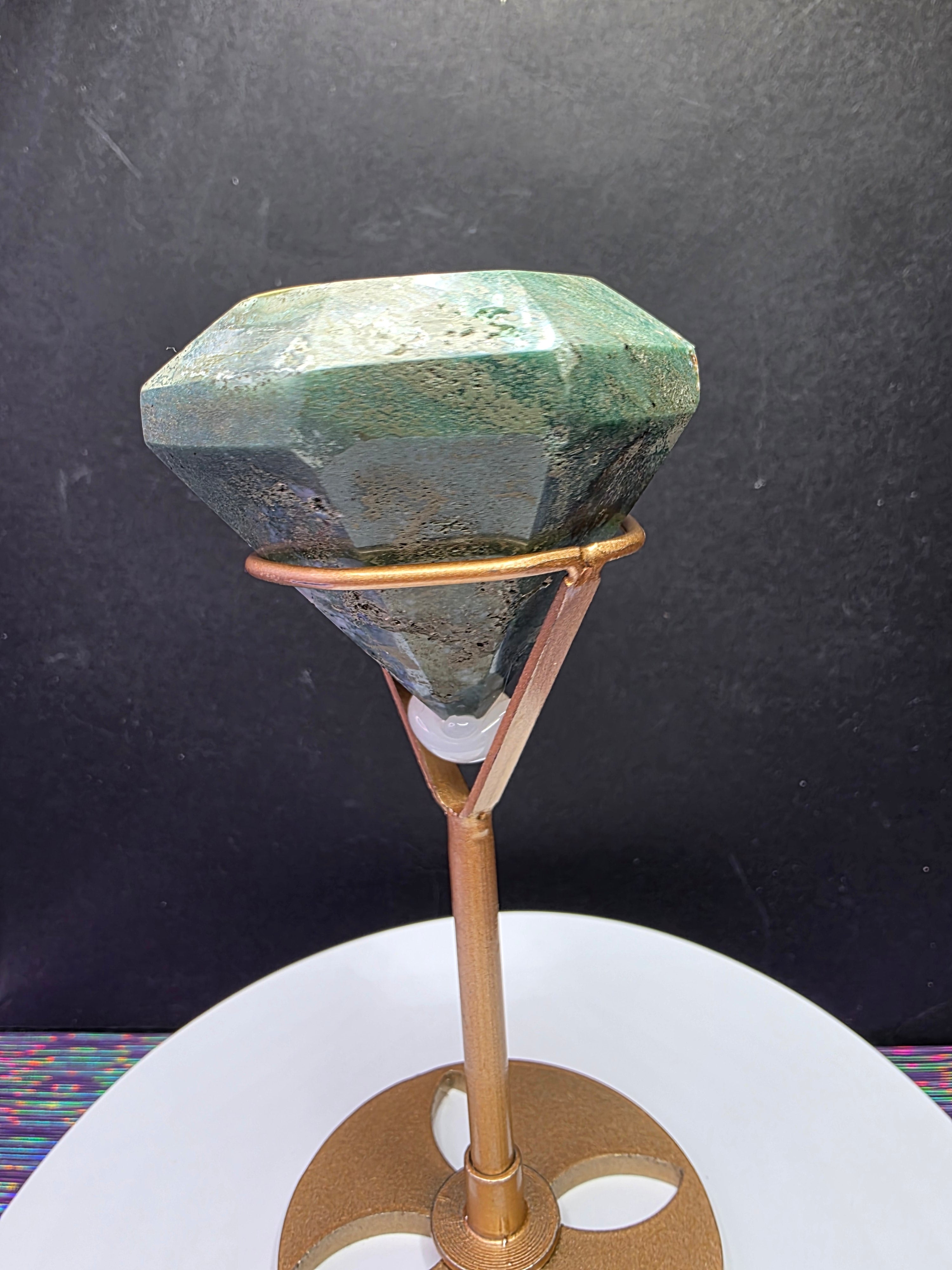 Ocean Jasper Moss Agate Diamond C